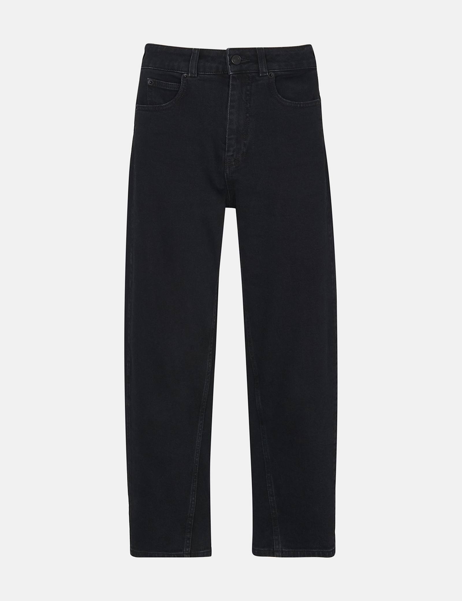 Mid Rise Barrel Leg Ankle Grazer Jeans - image 1