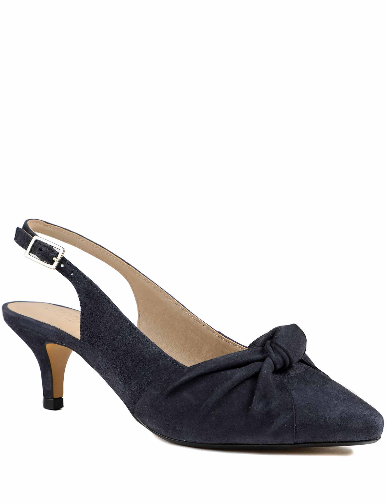 Suede Kitten Heel Court Shoes - image 5