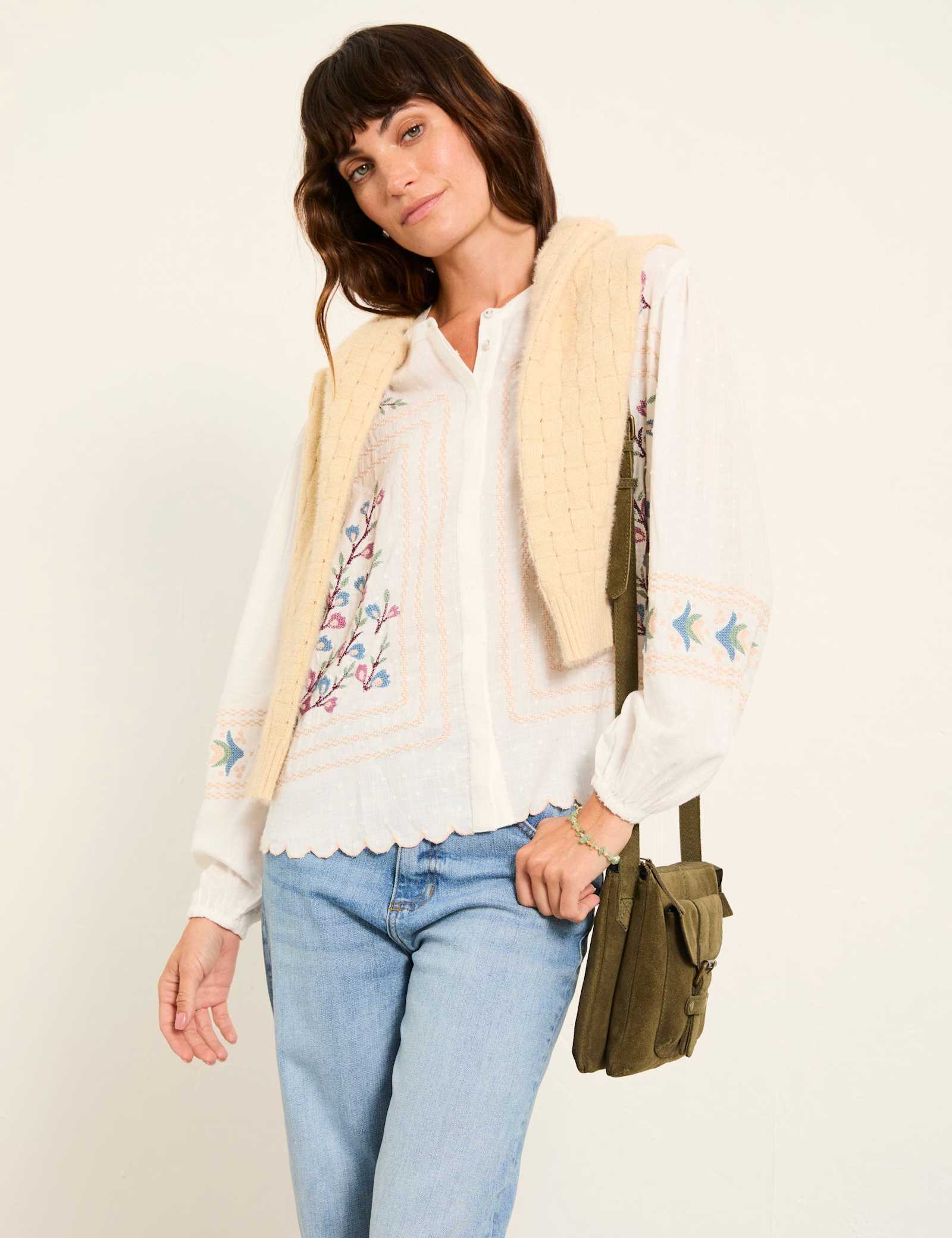 Embroidered Blouse - image 4