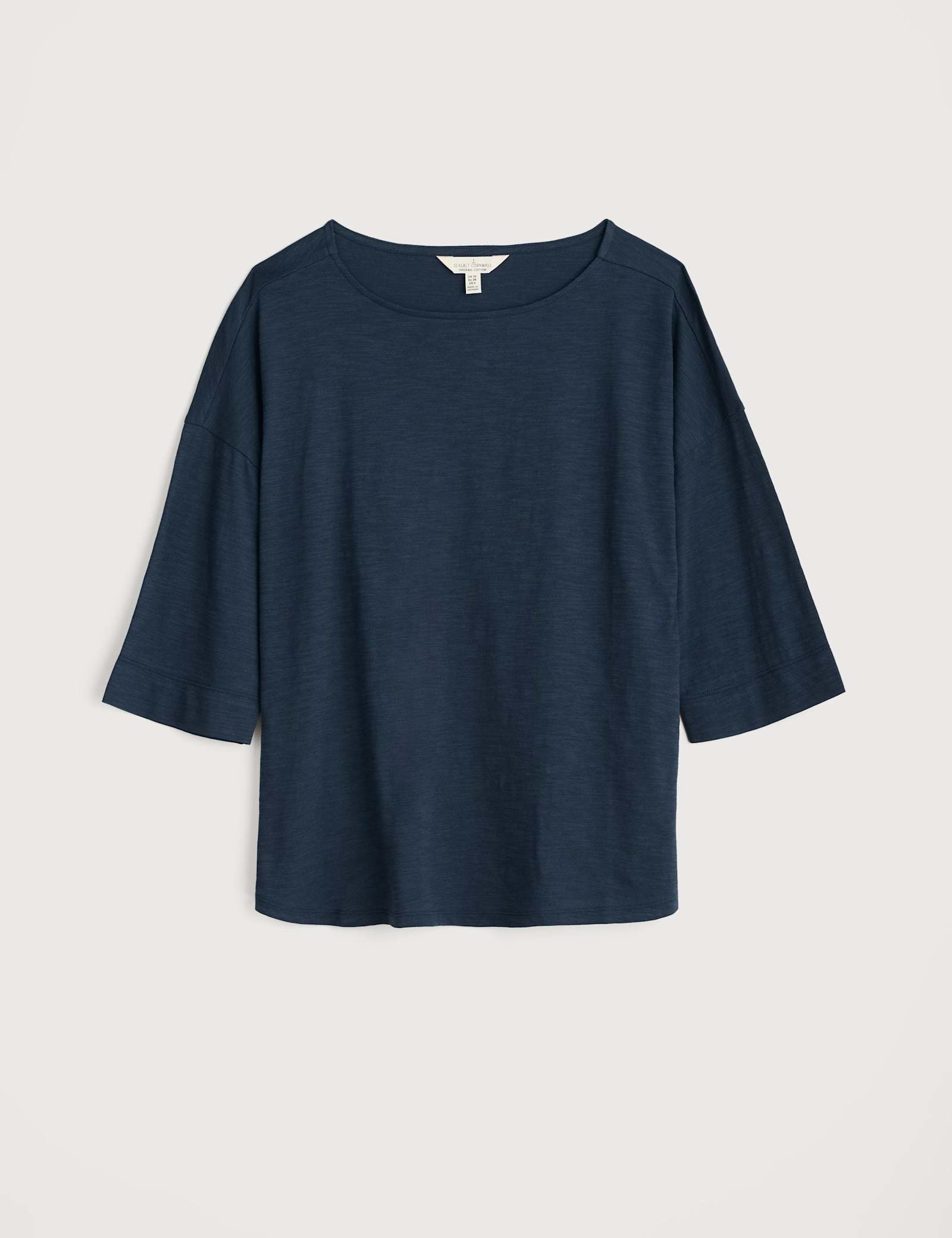Pure Cotton Slash Neck Top - image 1