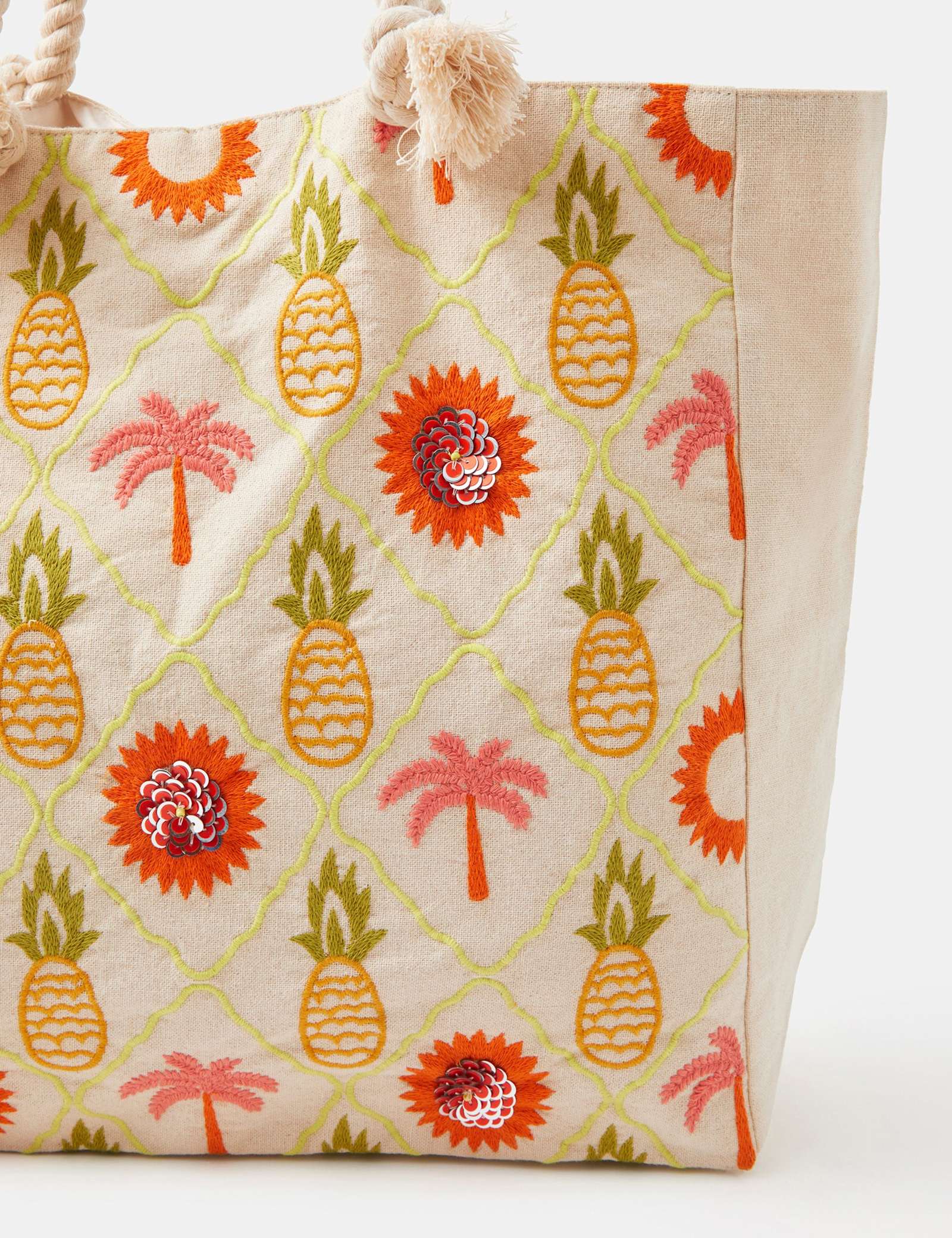 Pure Cotton Embroidered Shoulder Bag - image 4