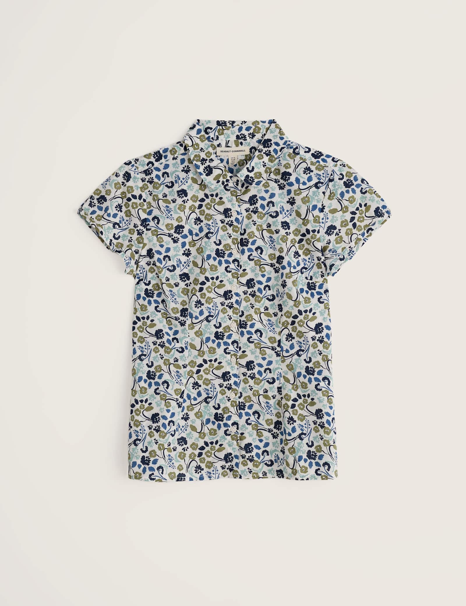 Pure Cotton Floral Shirt - image 1
