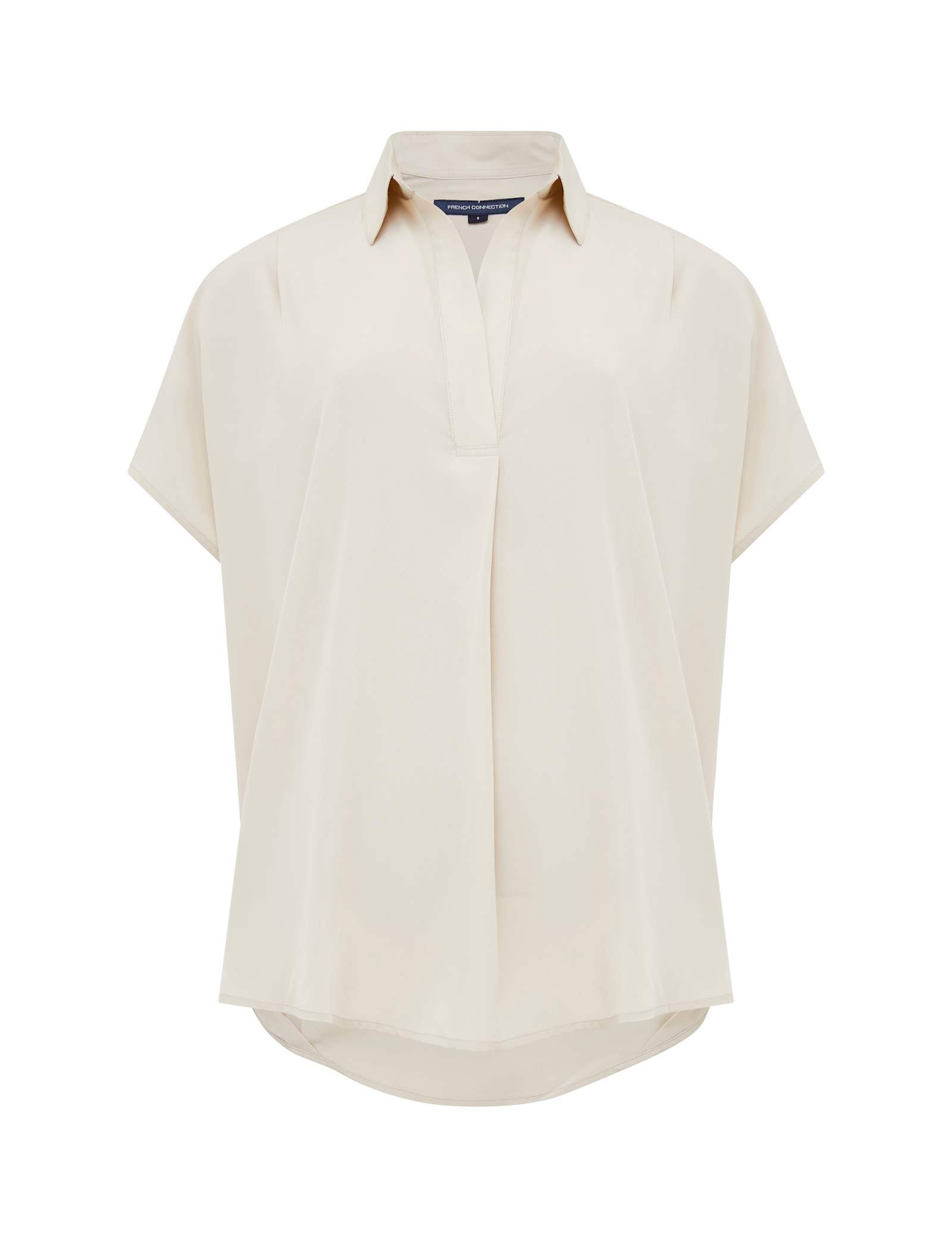 Crepe Collared Popover Blouse - image 4