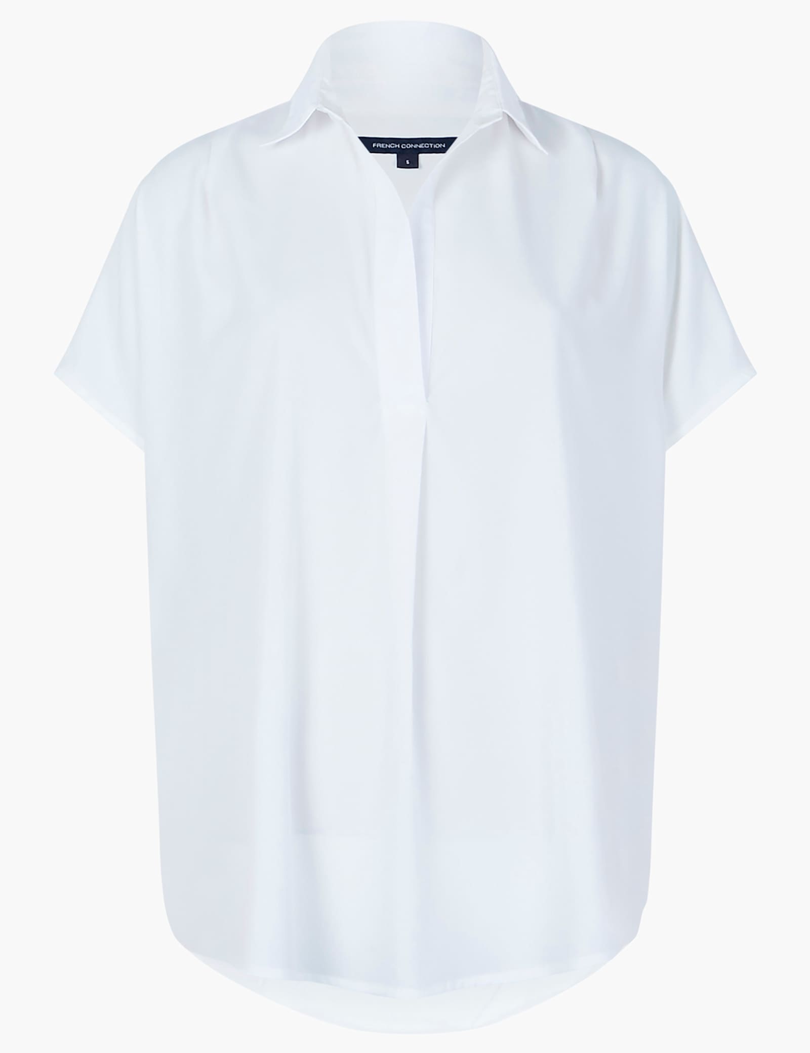 Crepe Collared Popover Blouse - image 2