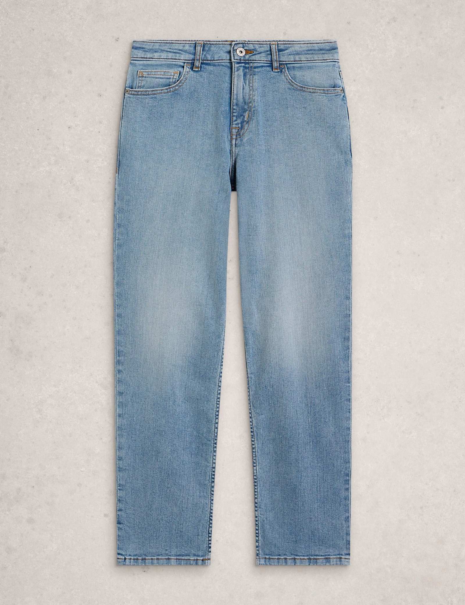 Mid Rise Straight Leg Jeans - image 1