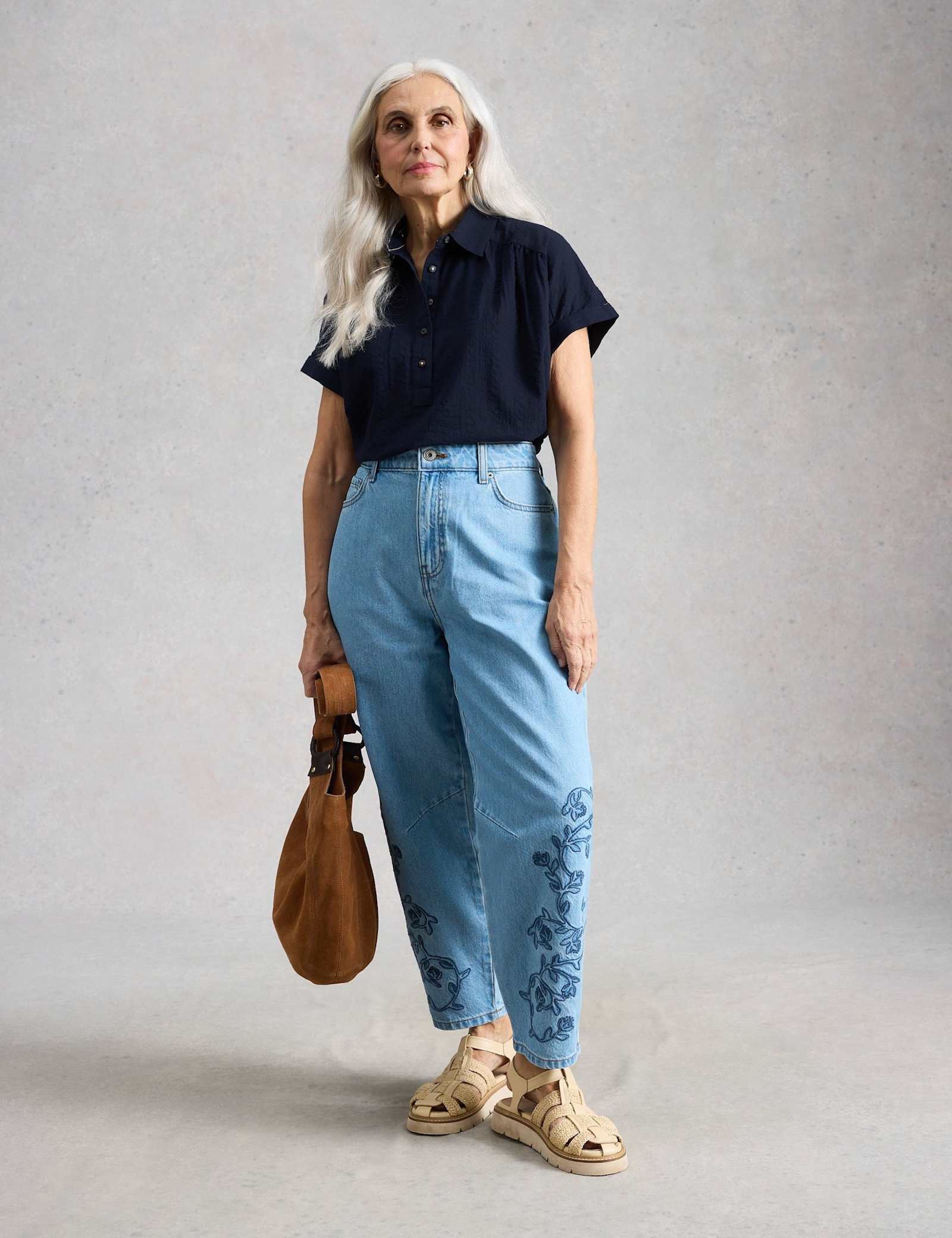 Pure Cotton Collared Shirt - image 5