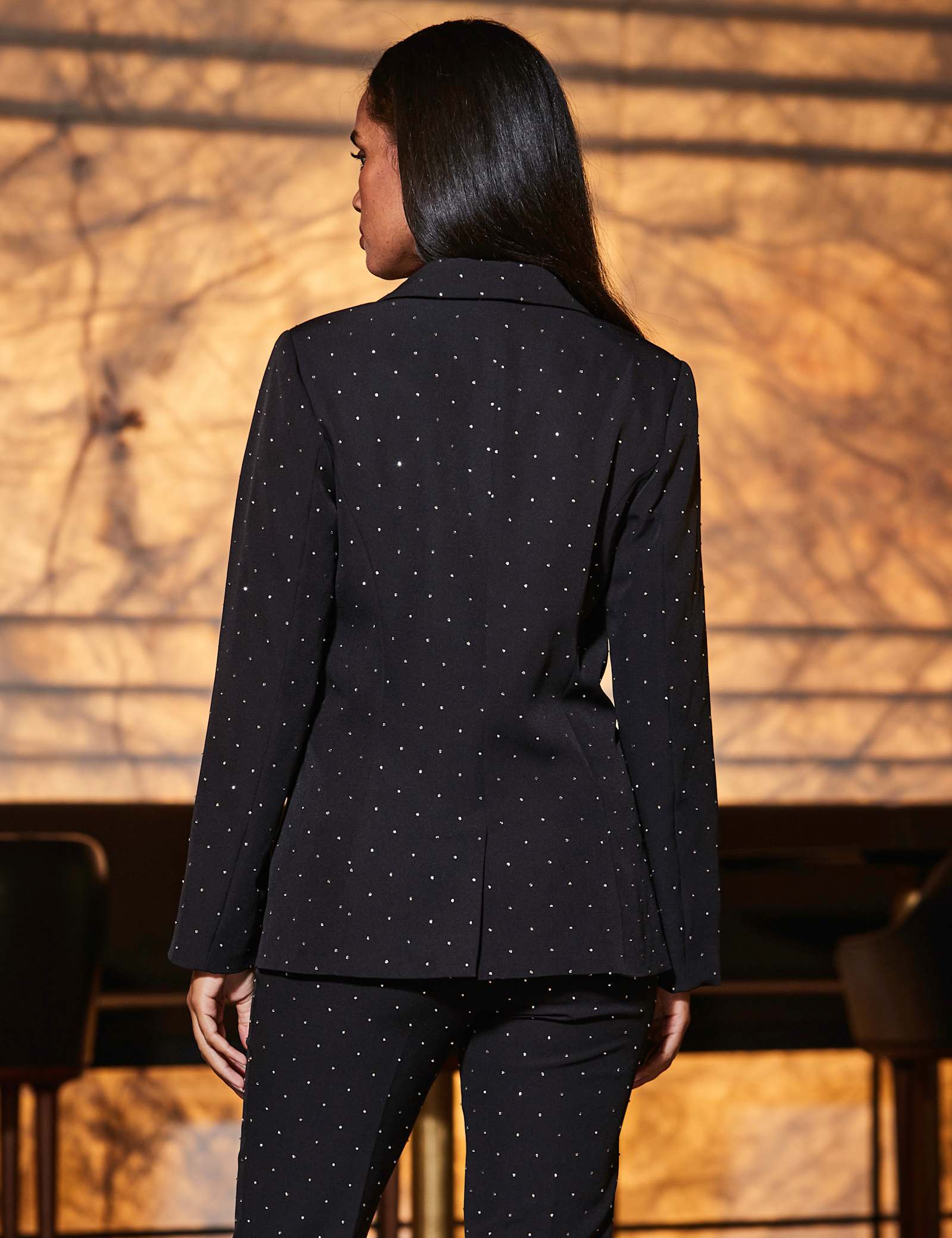 Embellished Single Breasted Blazer - image 4