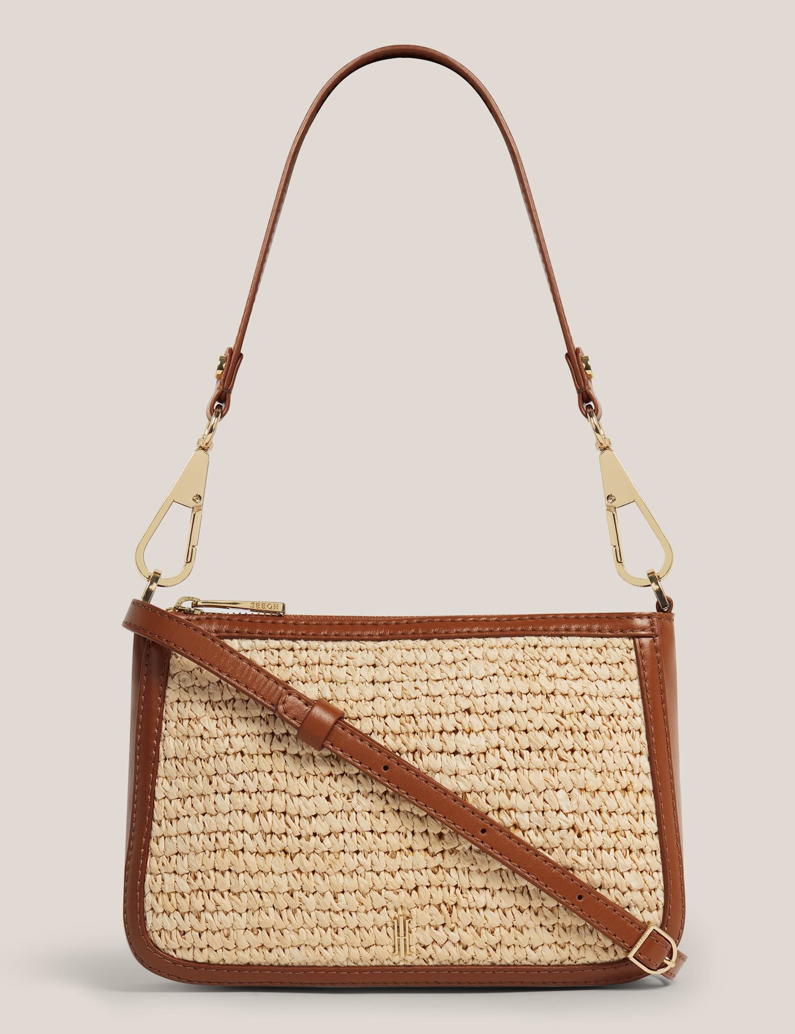 Raffia Cross Body Bag - image 1