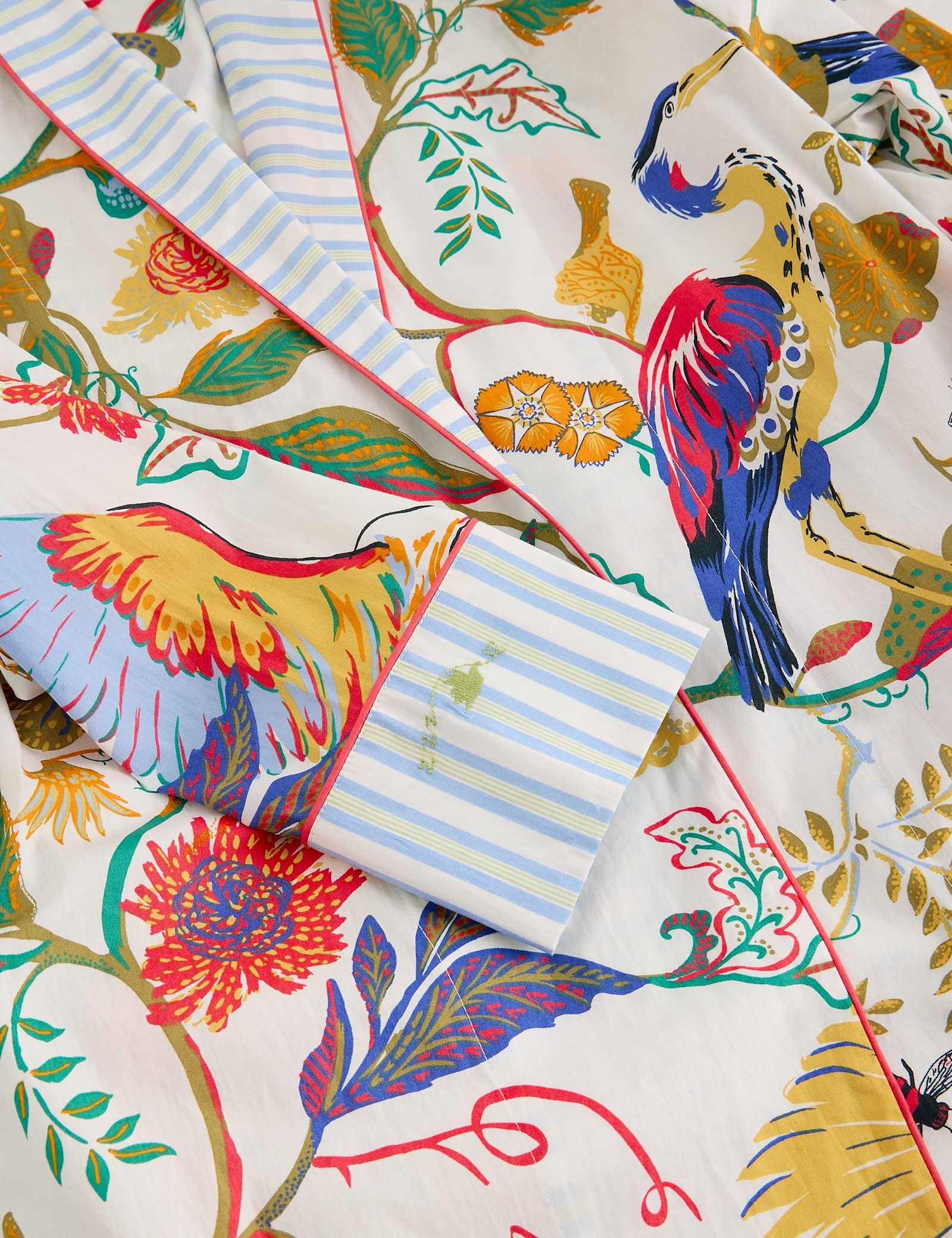 Pure Cotton Printed Tie Robe - image 4