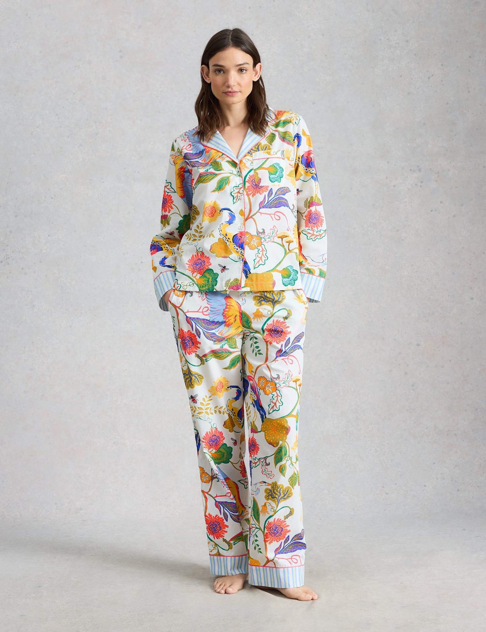 Pure Cotton Printed Pyjama Top - image 5
