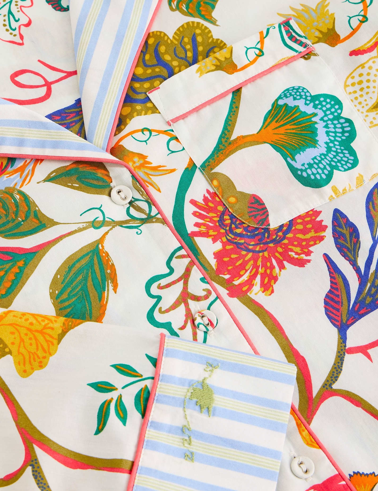 Pure Cotton Printed Pyjama Top - image 3