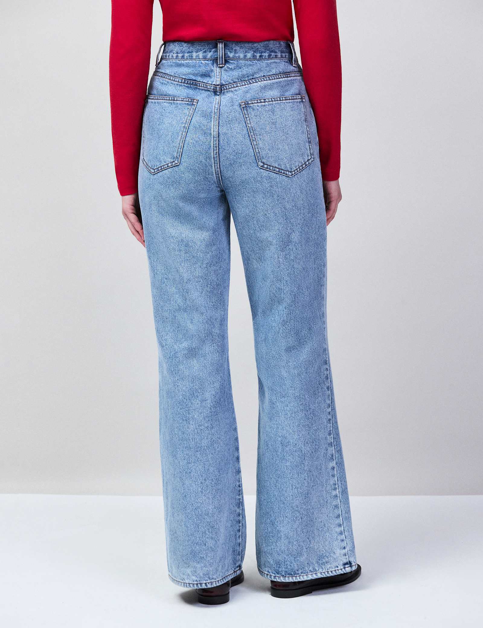 Mid Rise Bootcut Jeans - image 4