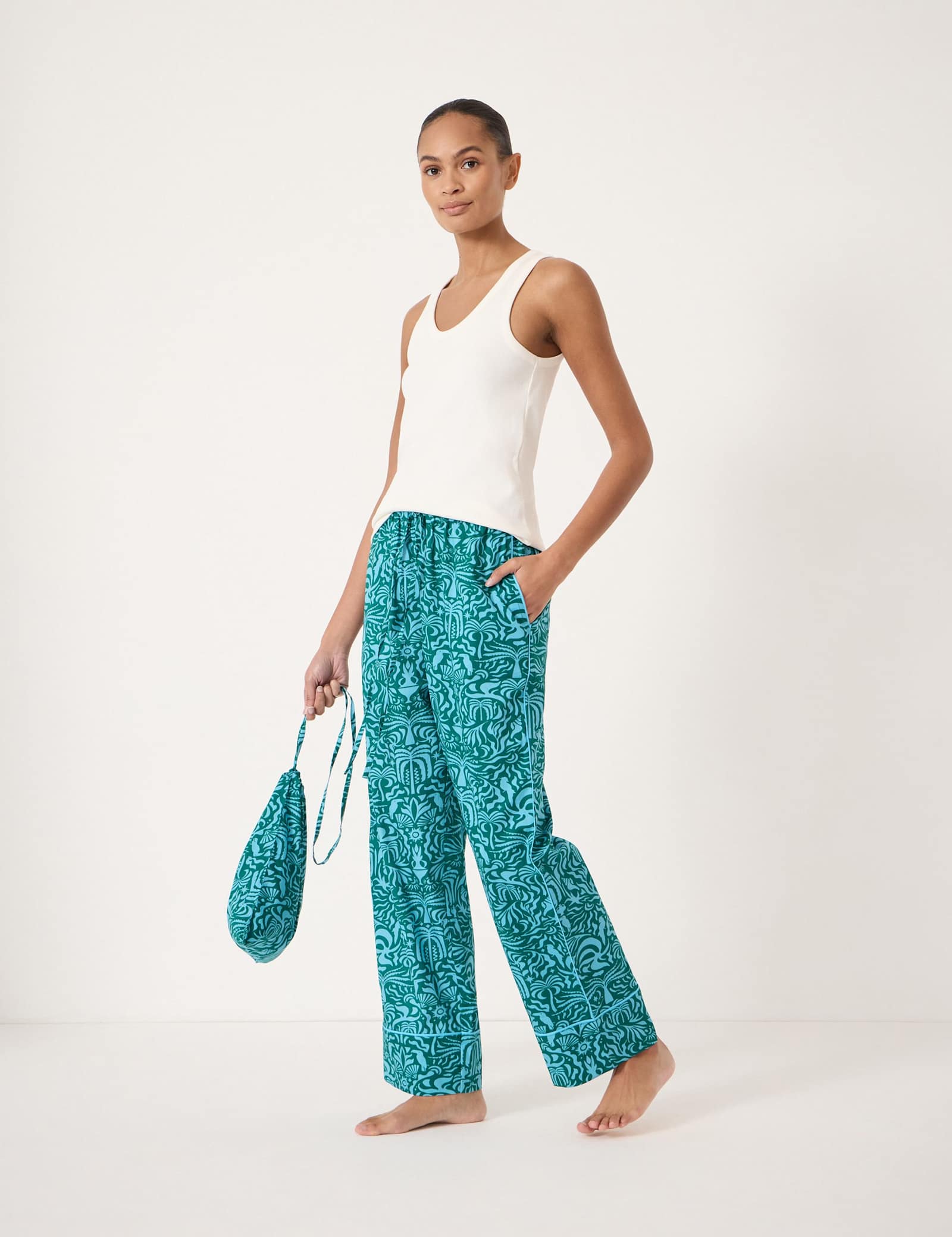 Cotton Rich Printed Pyjamas - image 1