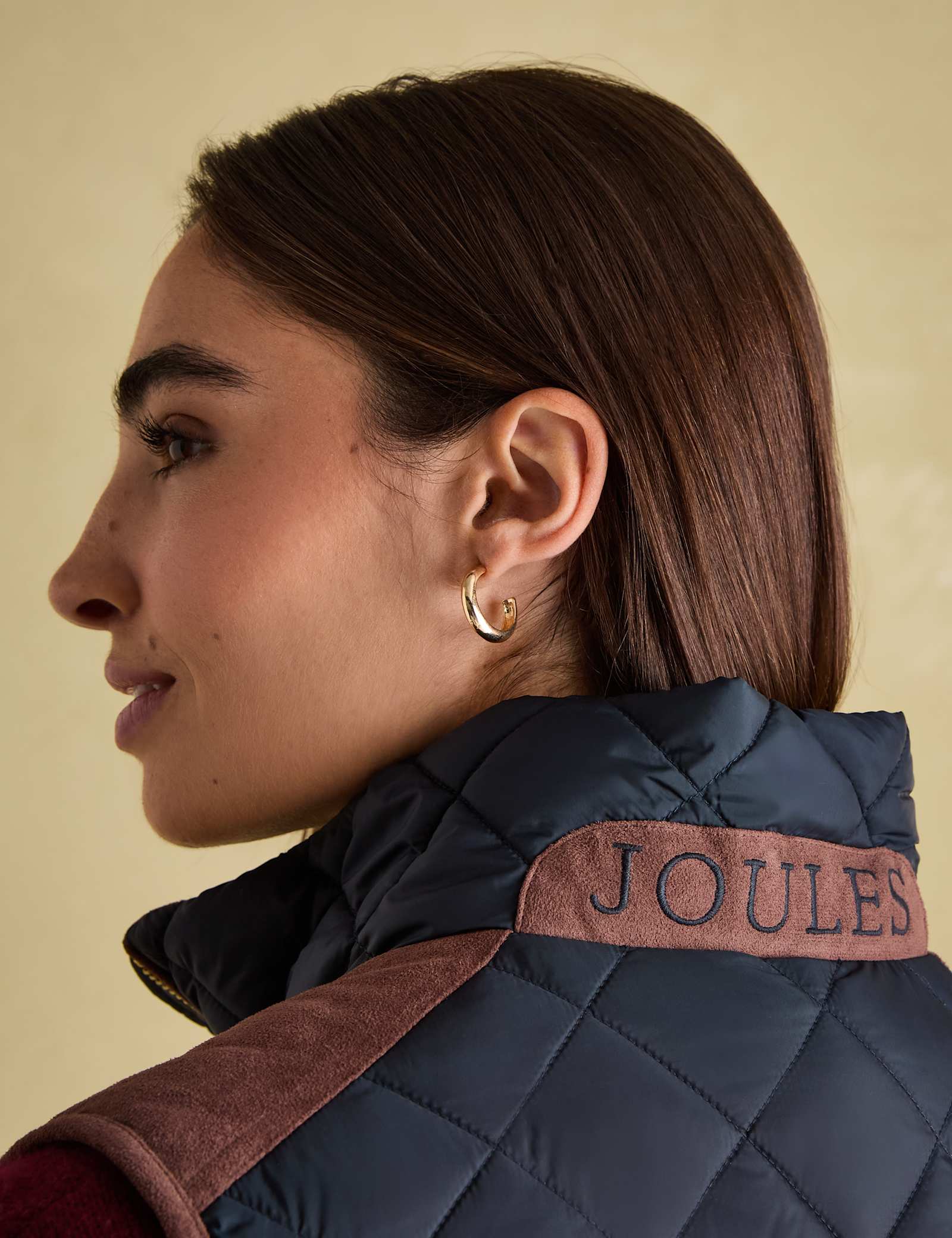 Quilted Funnel Neck Zip Up Gilet - image 5
