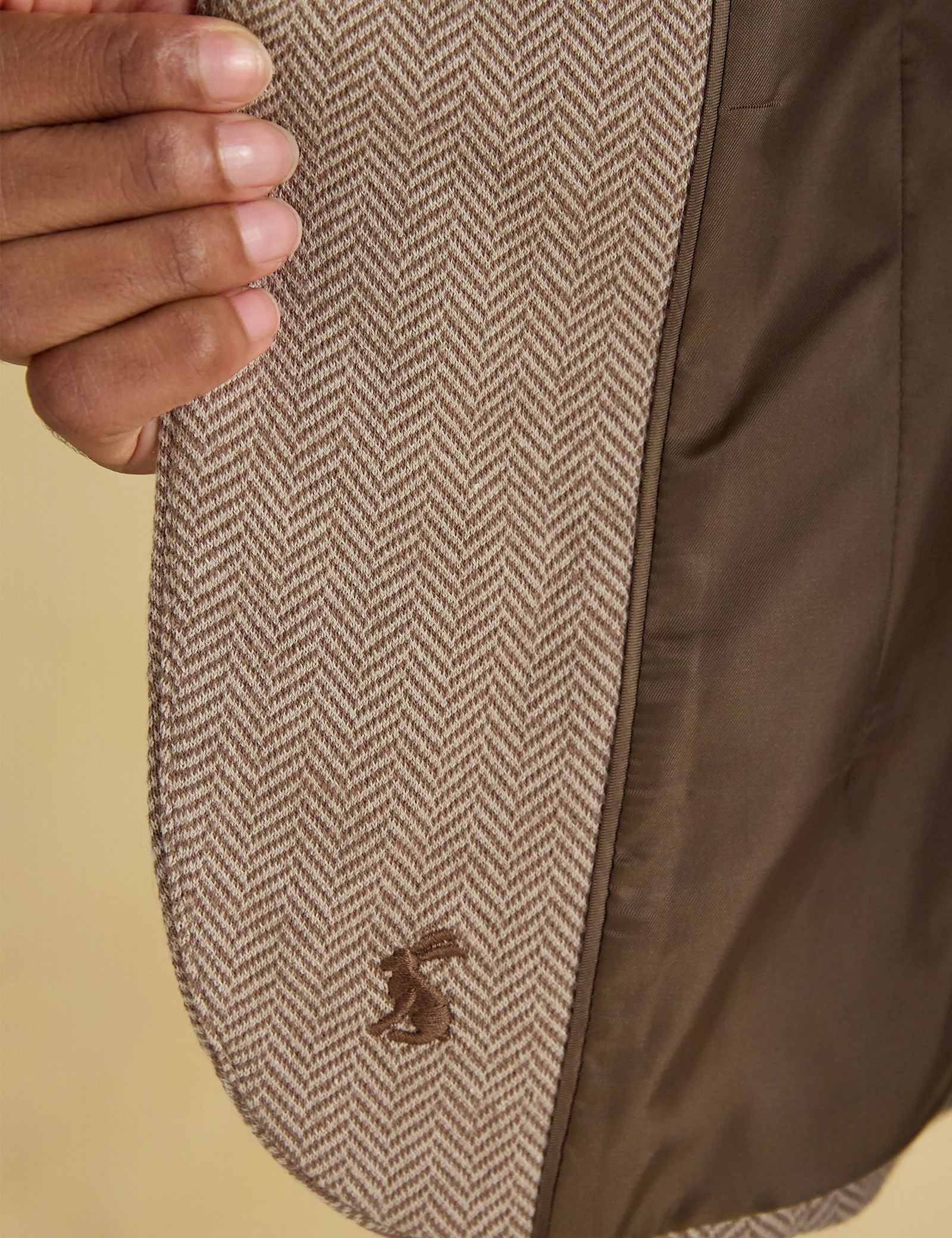 Jersey Herringbone Blazer - image 5