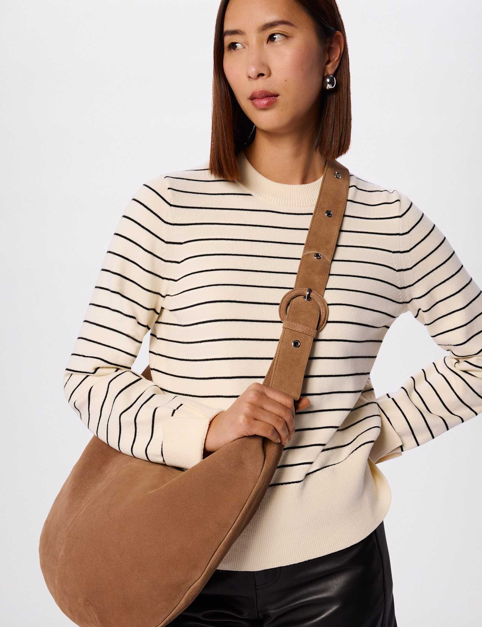 Cotton Rich Striped Crew Neck Jumper - image 2