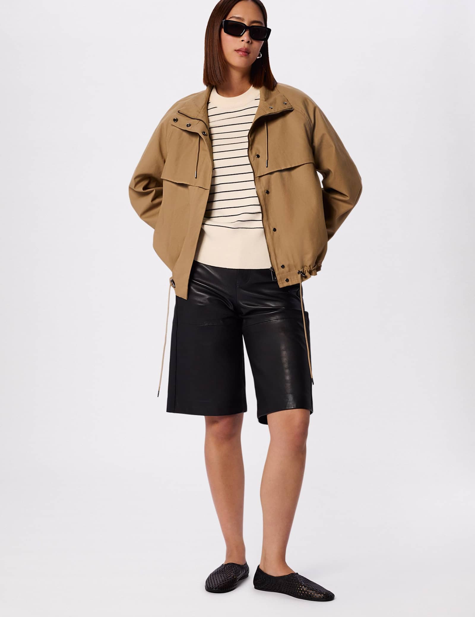 Cotton Rich Striped Crew Neck Jumper - image 5