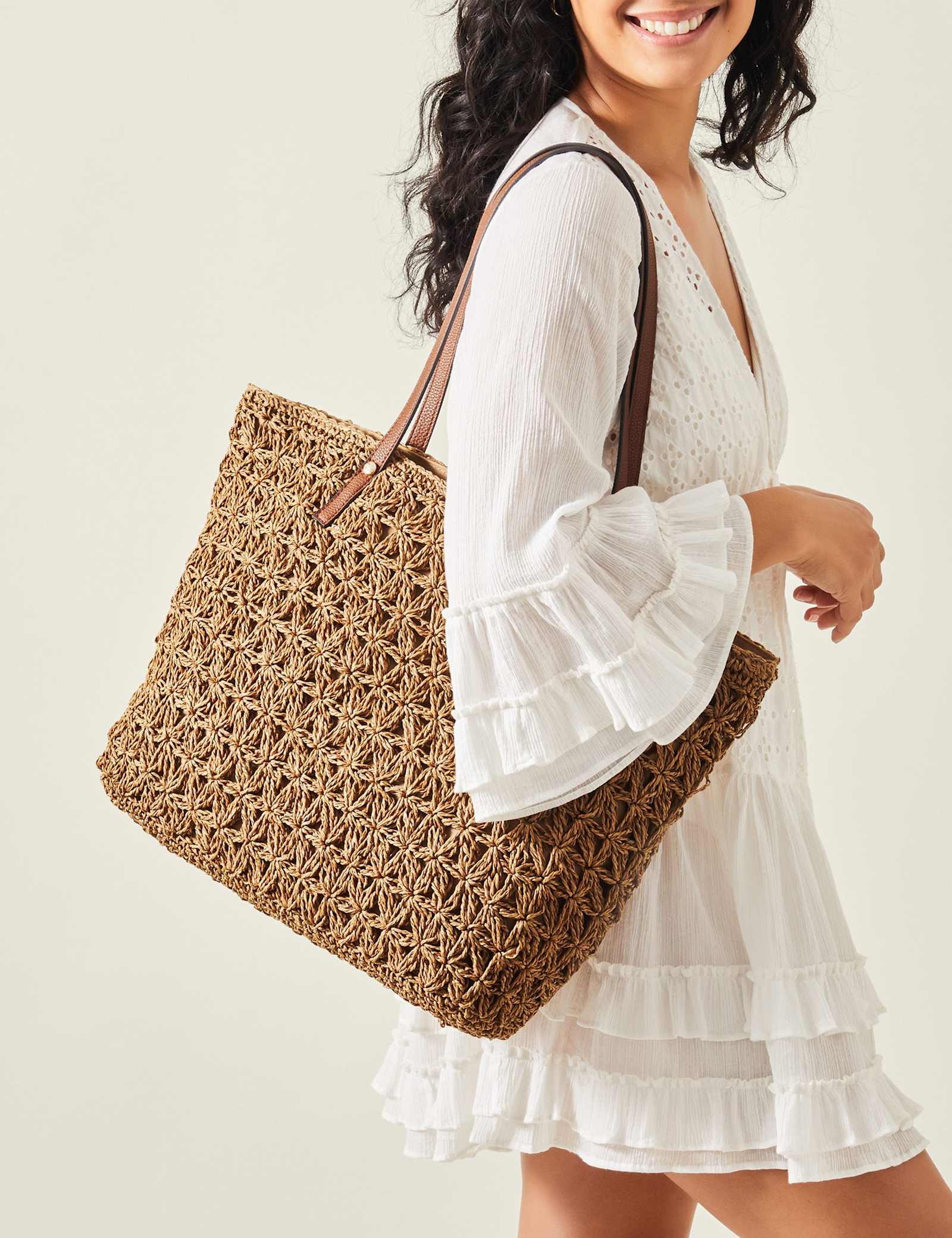 Raffia Beach Bag - image 1