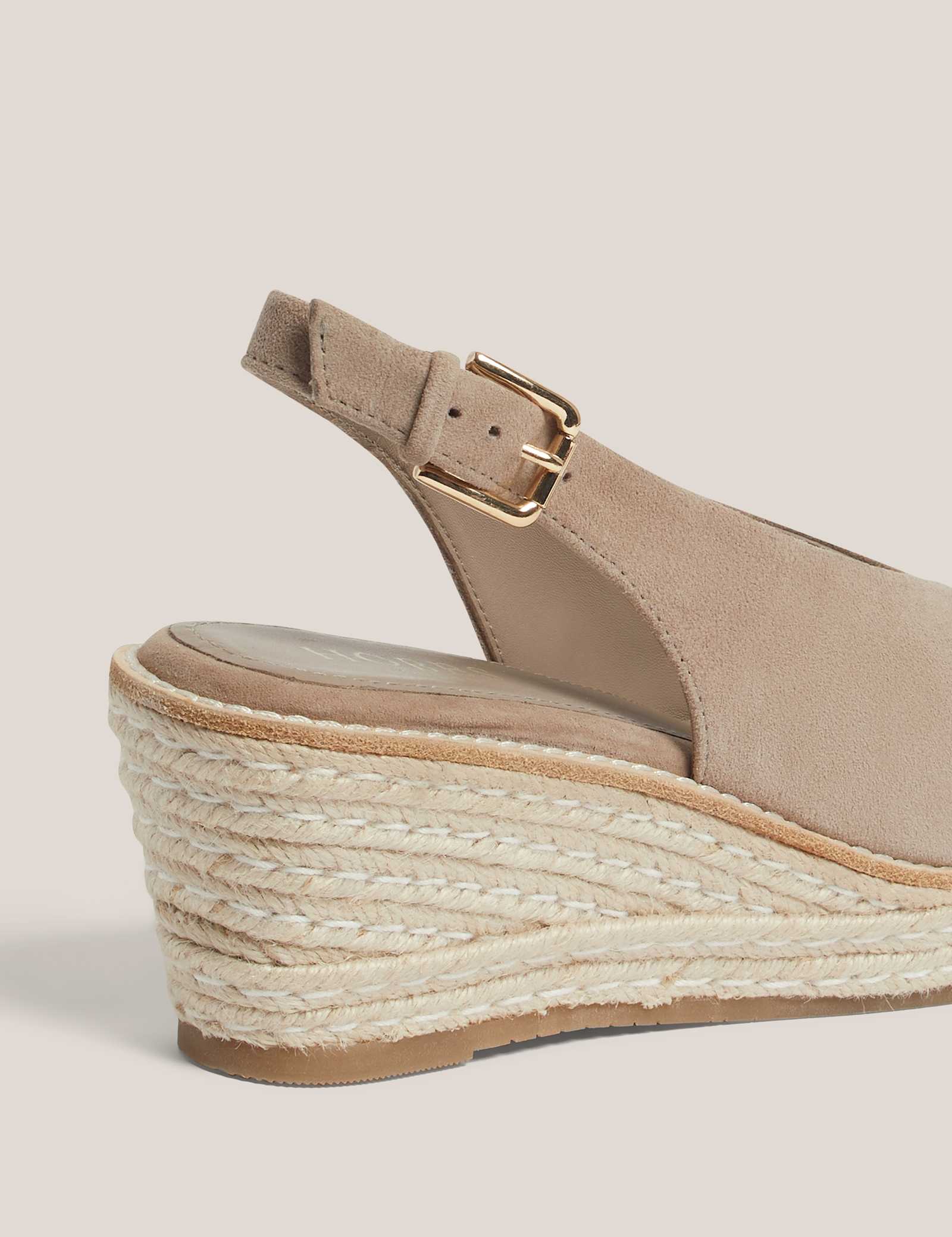 Suede Wedge Espadrilles - image 3