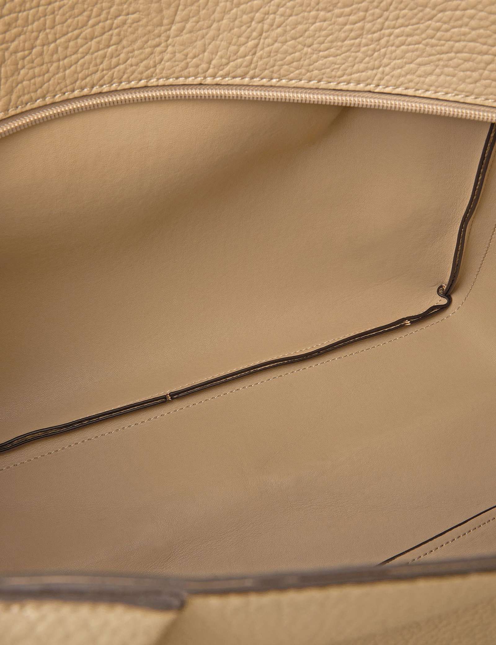 Faux Leather Pleated Shoulder Bag - image 2