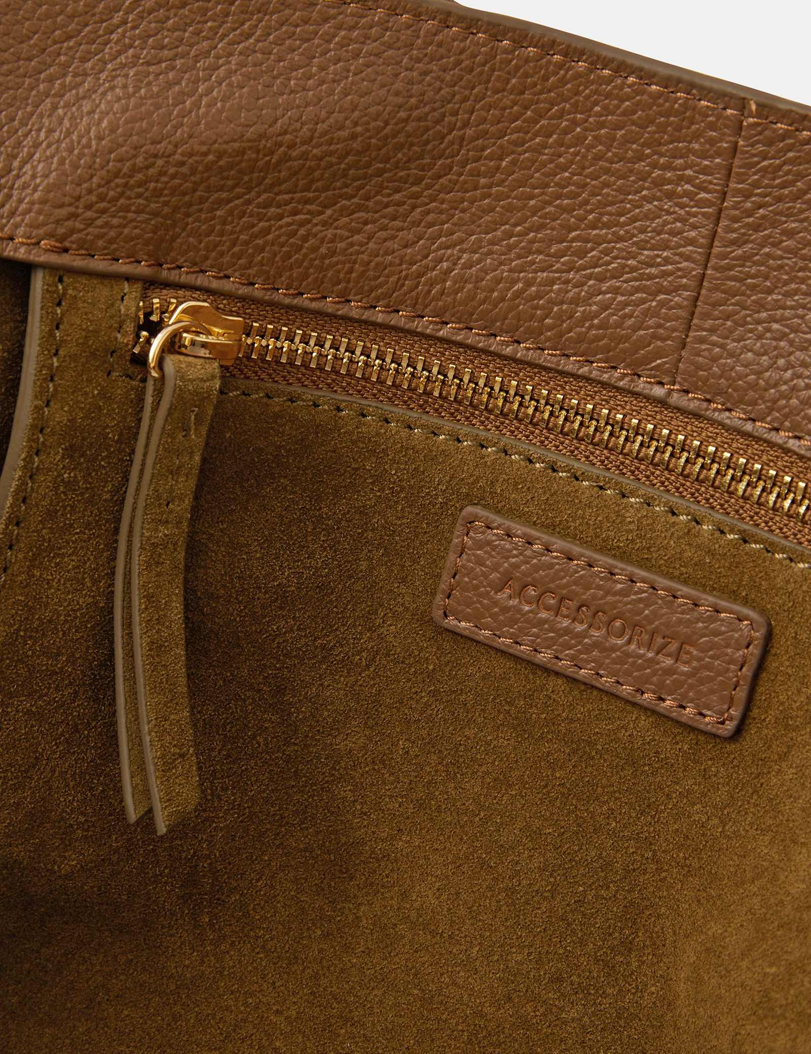 Suede Shoulder Bag - image 3