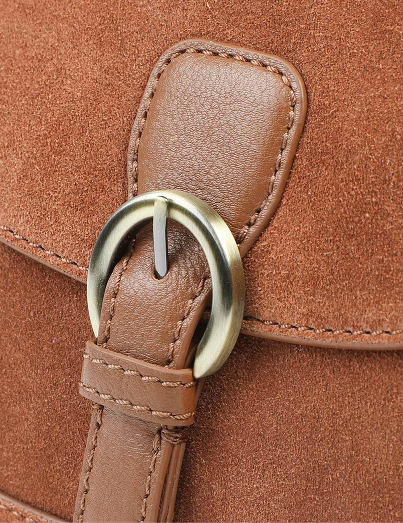 Suede Cross Body Bag - image 2