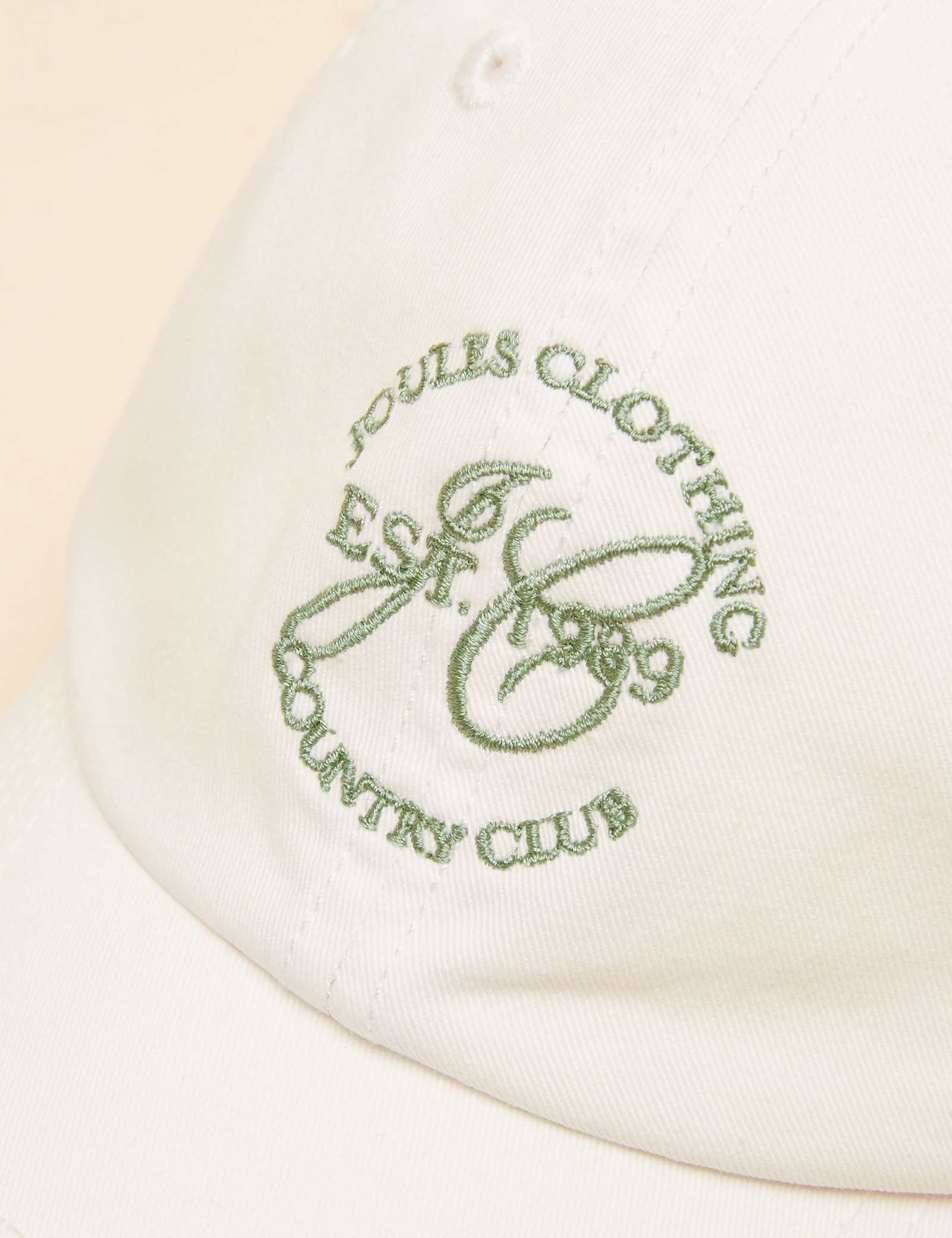 Pure Cotton Embroidered Baseball Cap - image 4