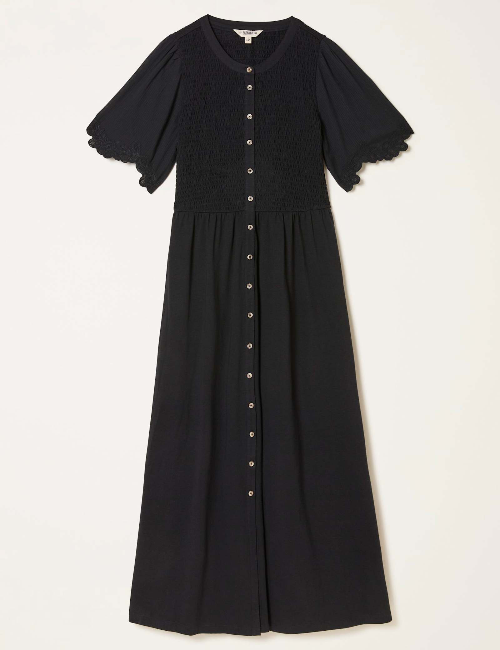 Cotton Rich Midi Waisted Dress - image 2