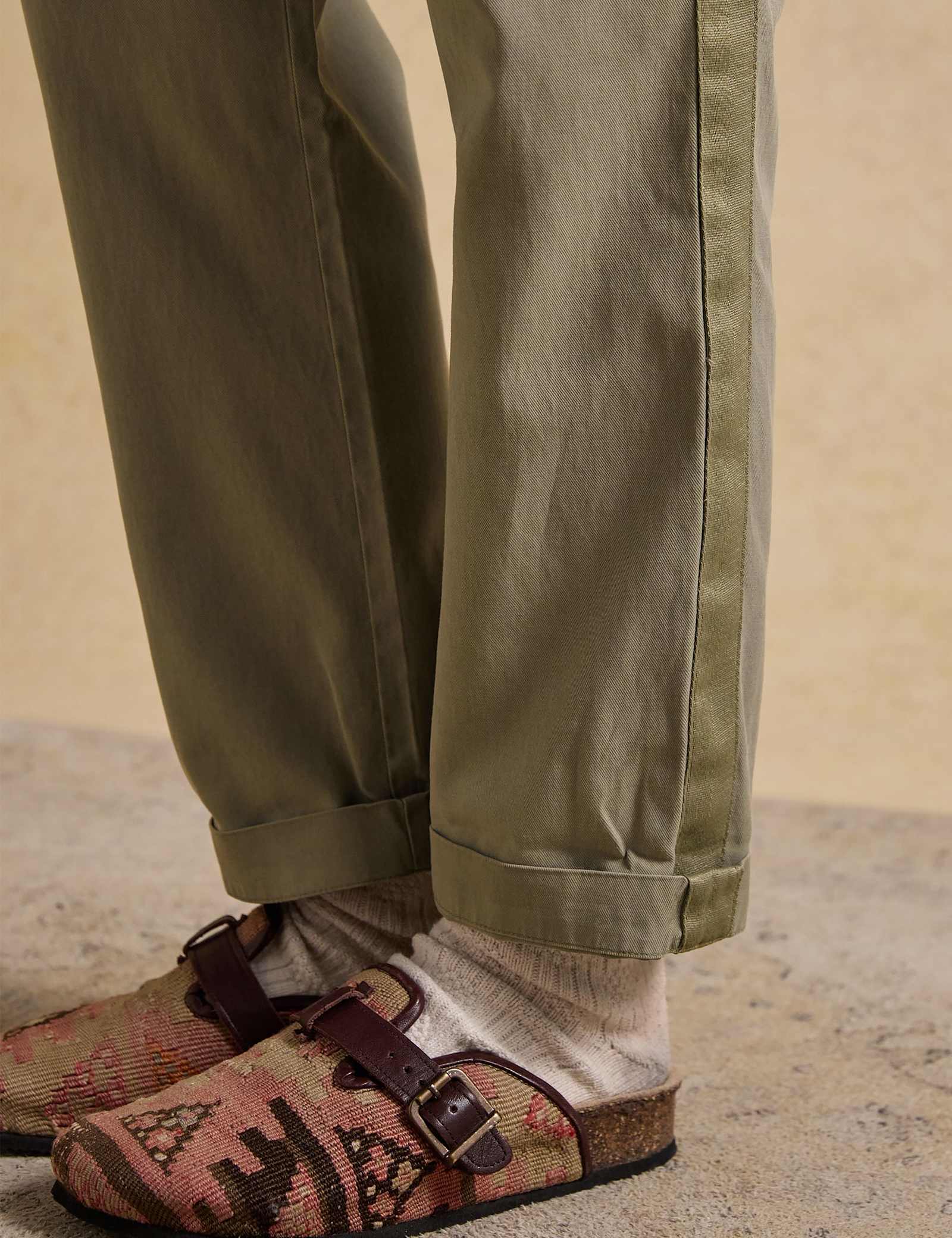 Lyocell Rich Drawstring Relaxed Chinos - image 4