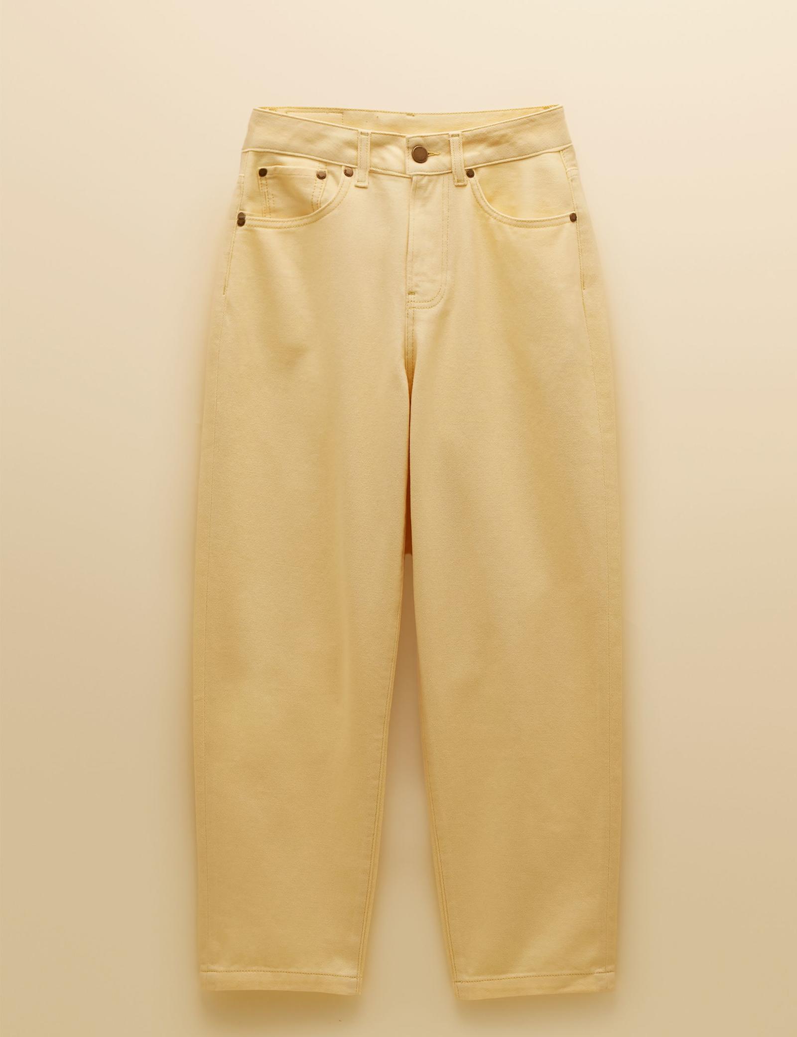 Relaxed Mid Rise Barrel Jeans - image 1