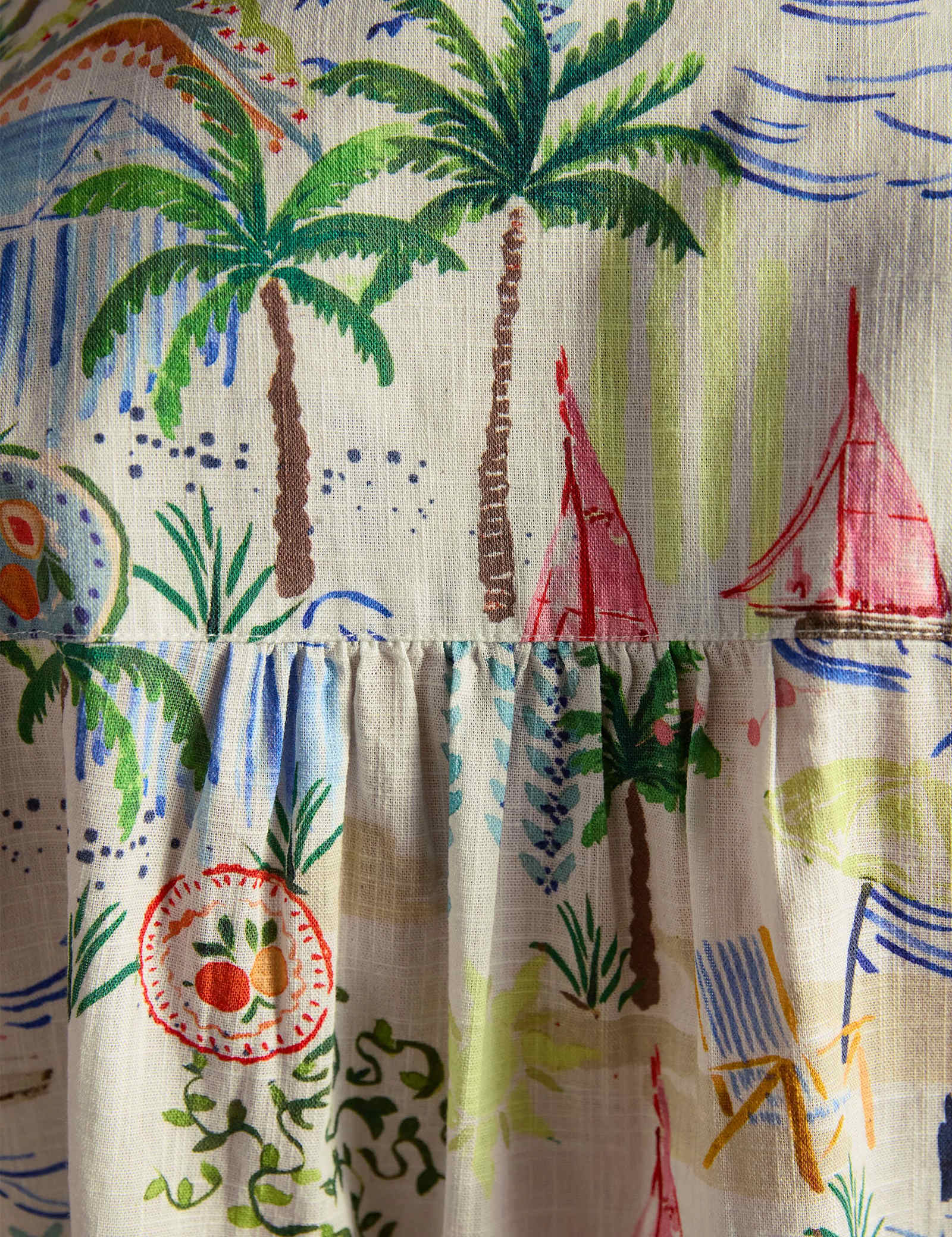 Pure Cotton Printed Collared Shirt - image 4