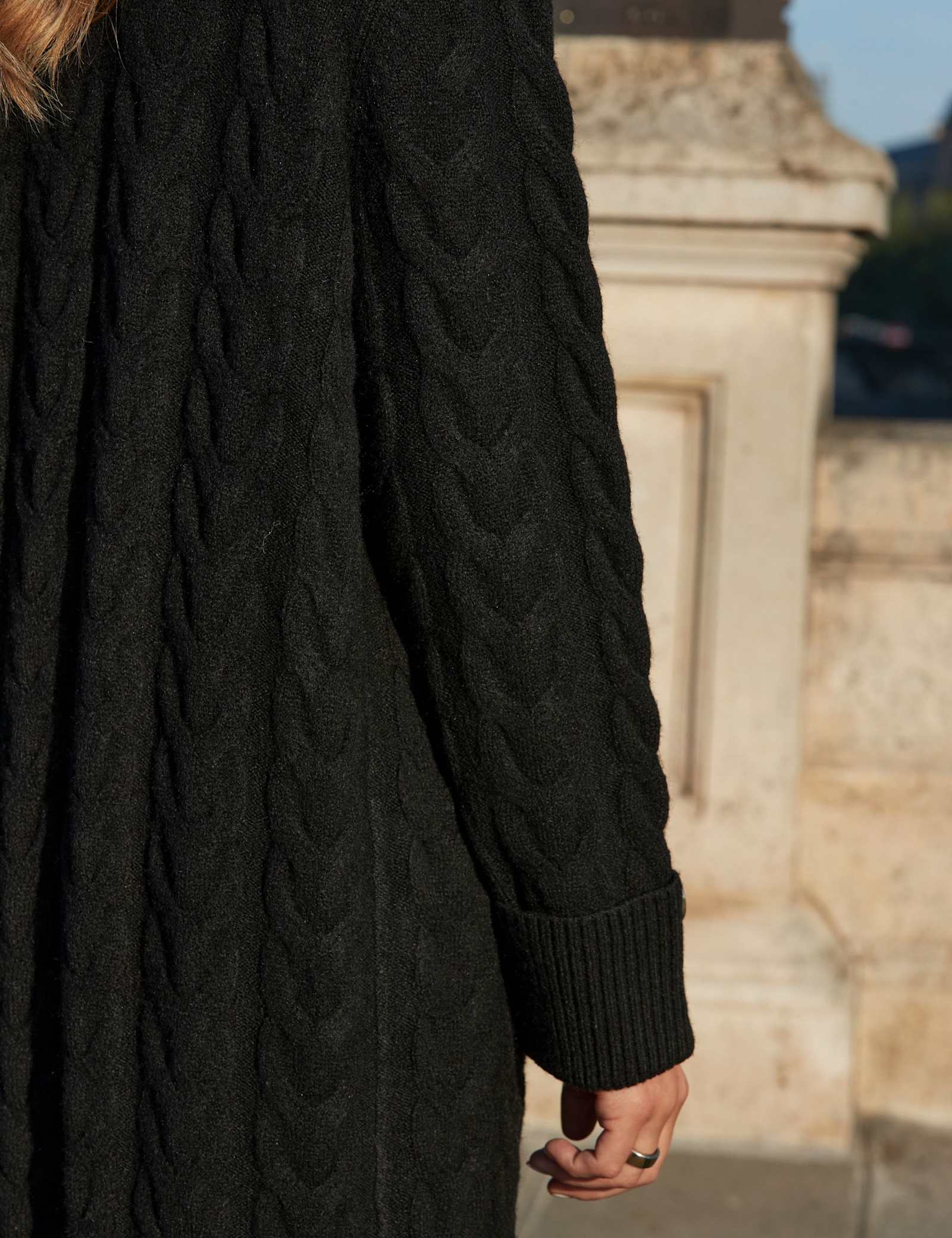 Cable Knit Longline Cardigan - image 2