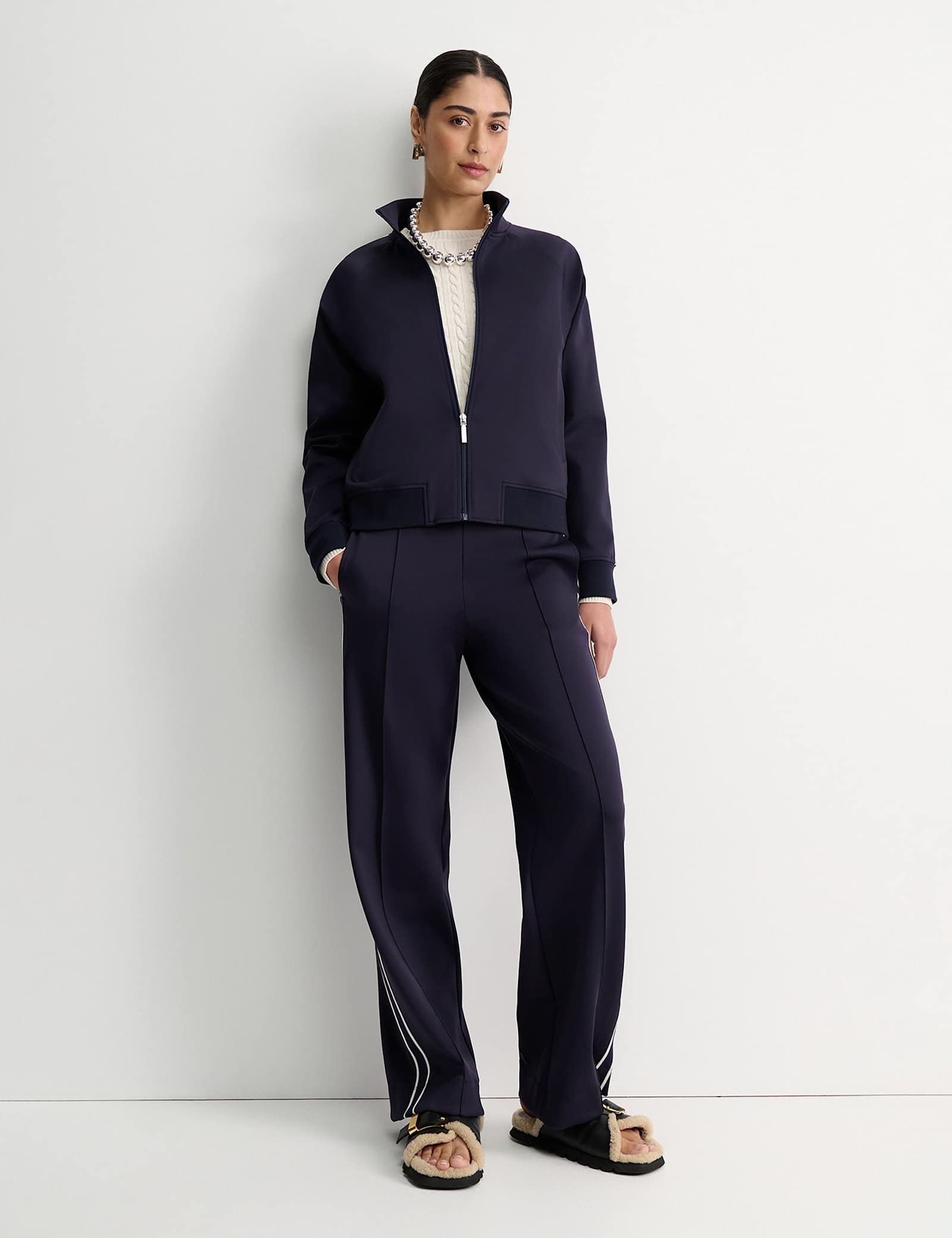 Zip Up Funnel Neck Sports Jacket - image 5