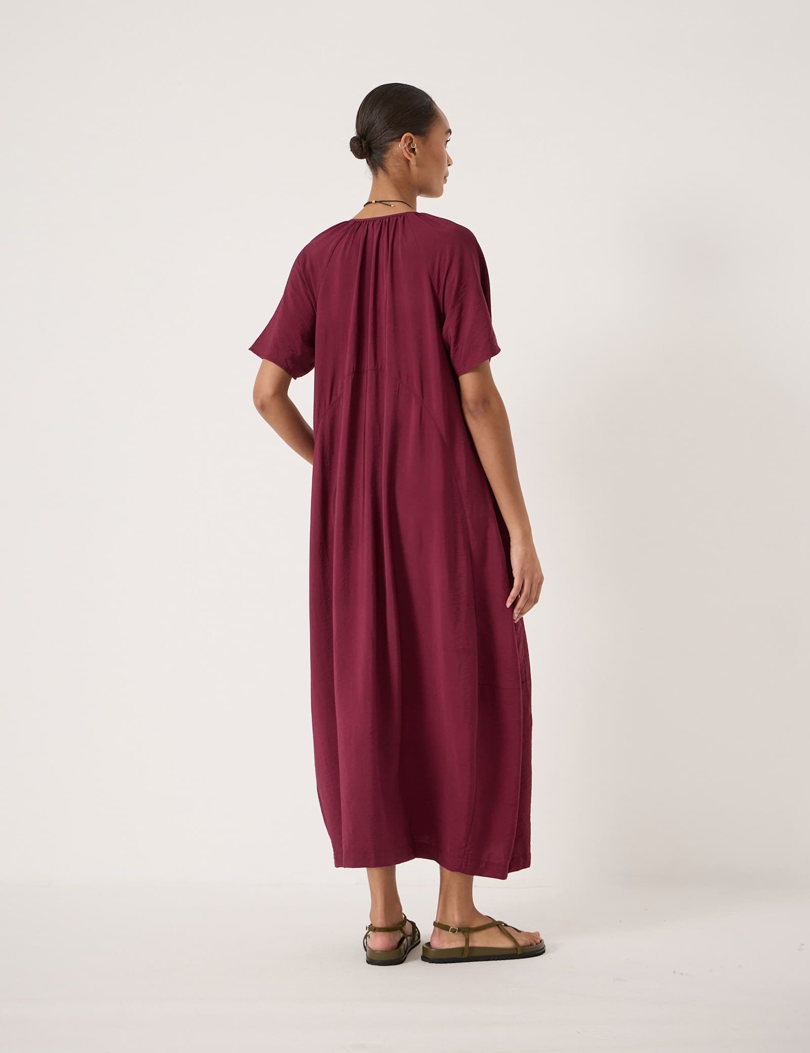 Liddie Tie Neck Midaxi Tea Dress - image 5