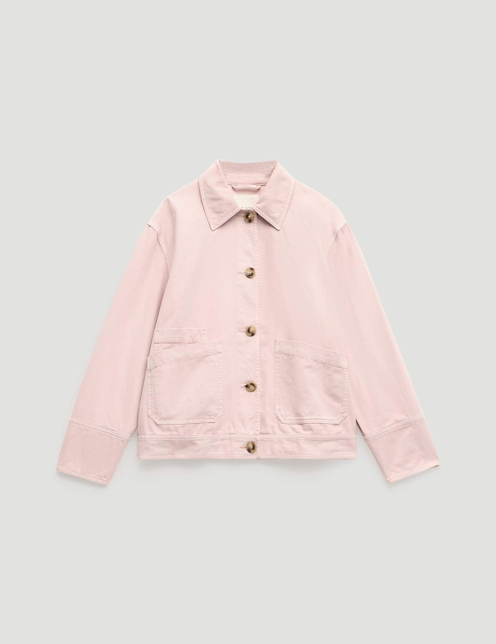 Pure Cotton Collared Utility Jacket - image 1