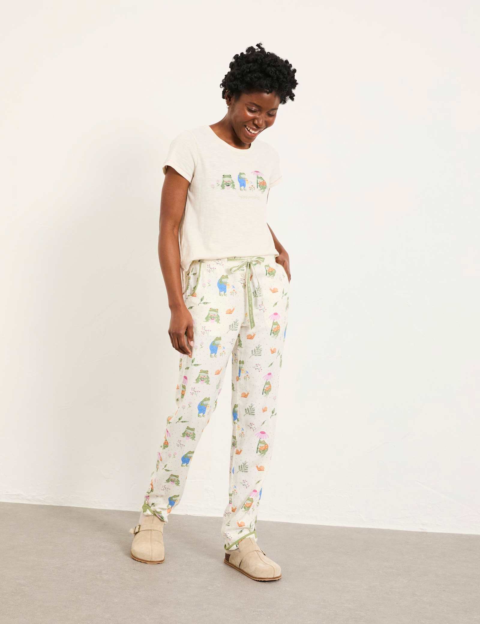Frog Print Pyjama Bottoms - image 2