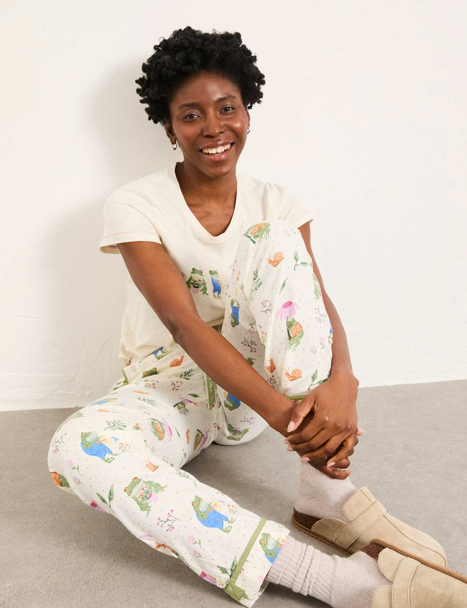 Frog Print Pyjama Bottoms - image 3