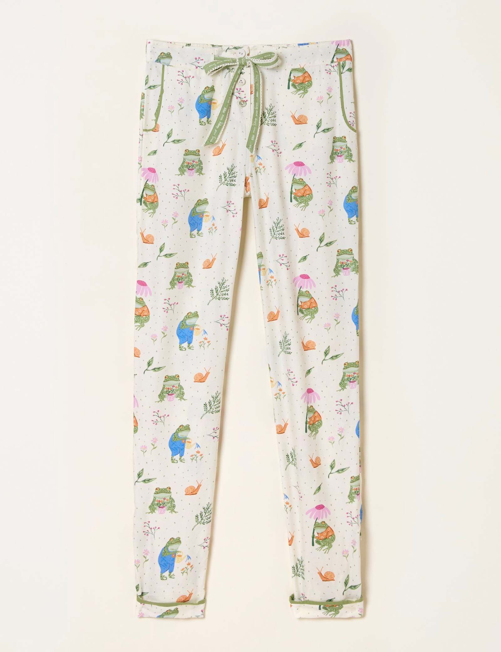 Frog Print Pyjama Bottoms - image 1