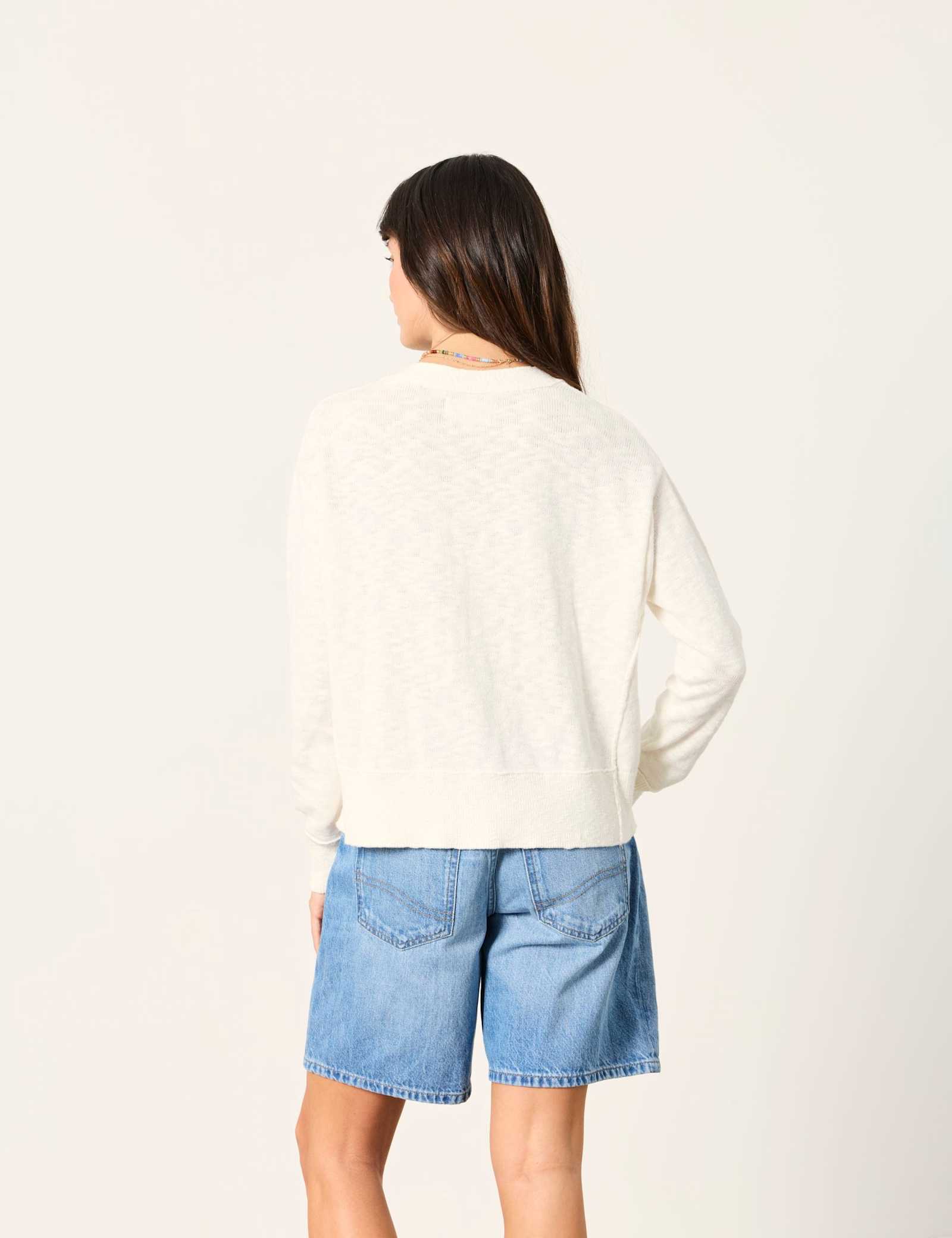 Pure Cotton Textured V-Neck Cardigan - image 5