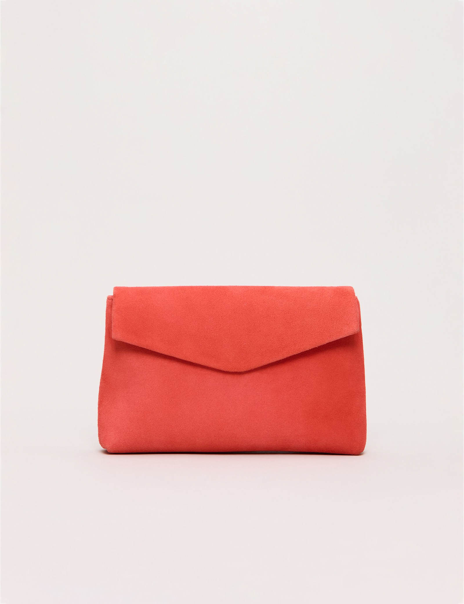 Suede Chain Strap Clutch Bag - image 1