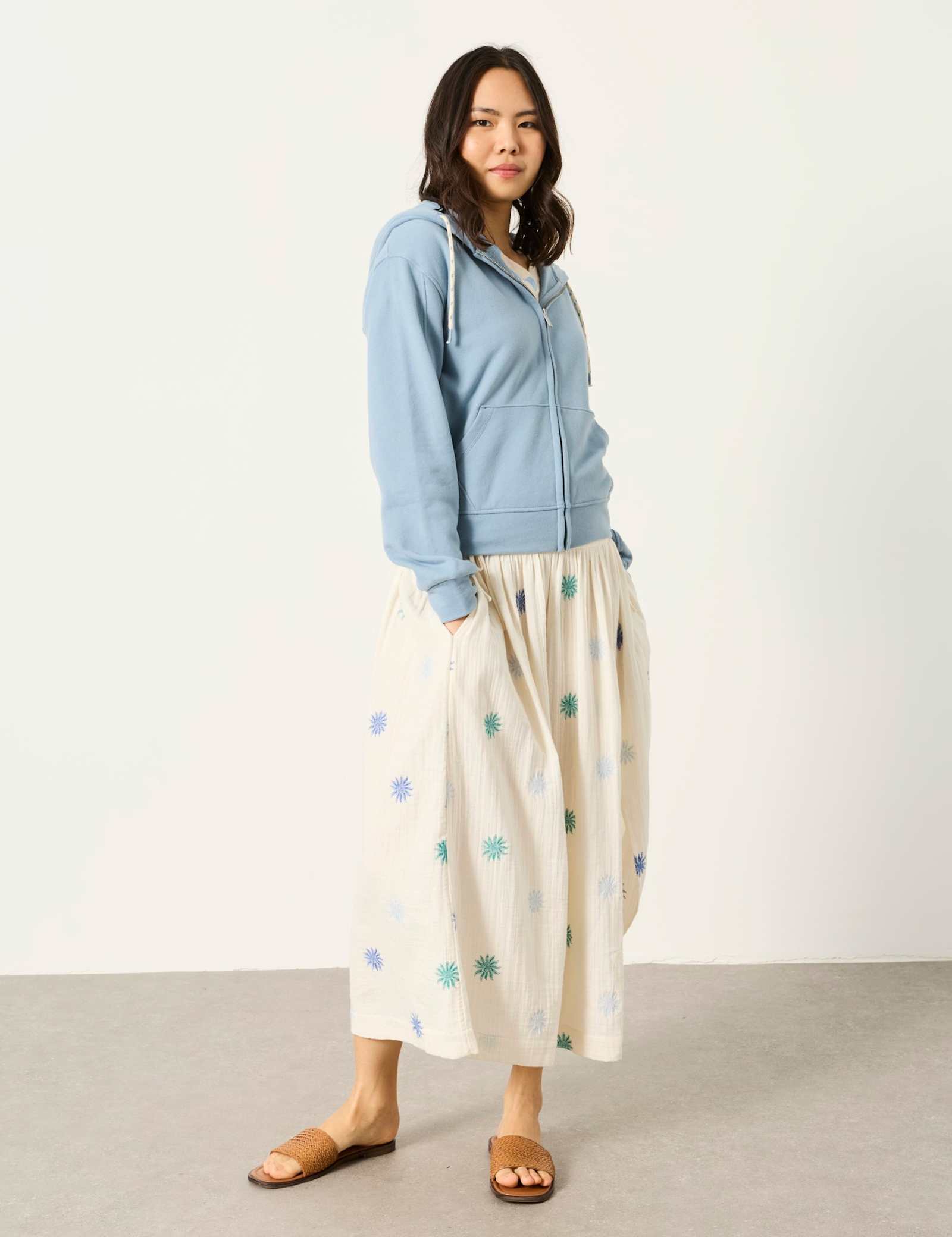Pure Cotton Zip-Through Hoody - image 4