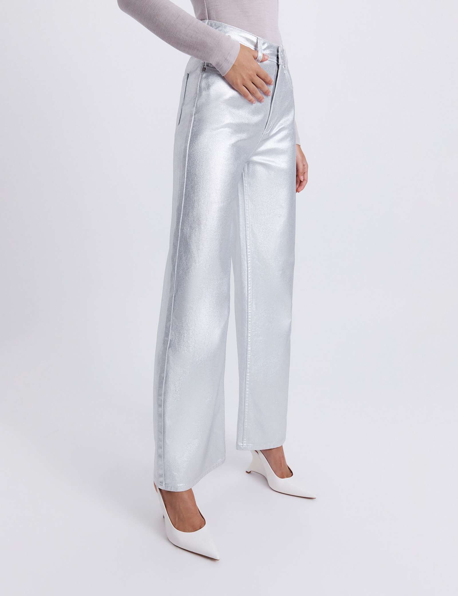 High Waisted Wide Leg Jeans - image 1