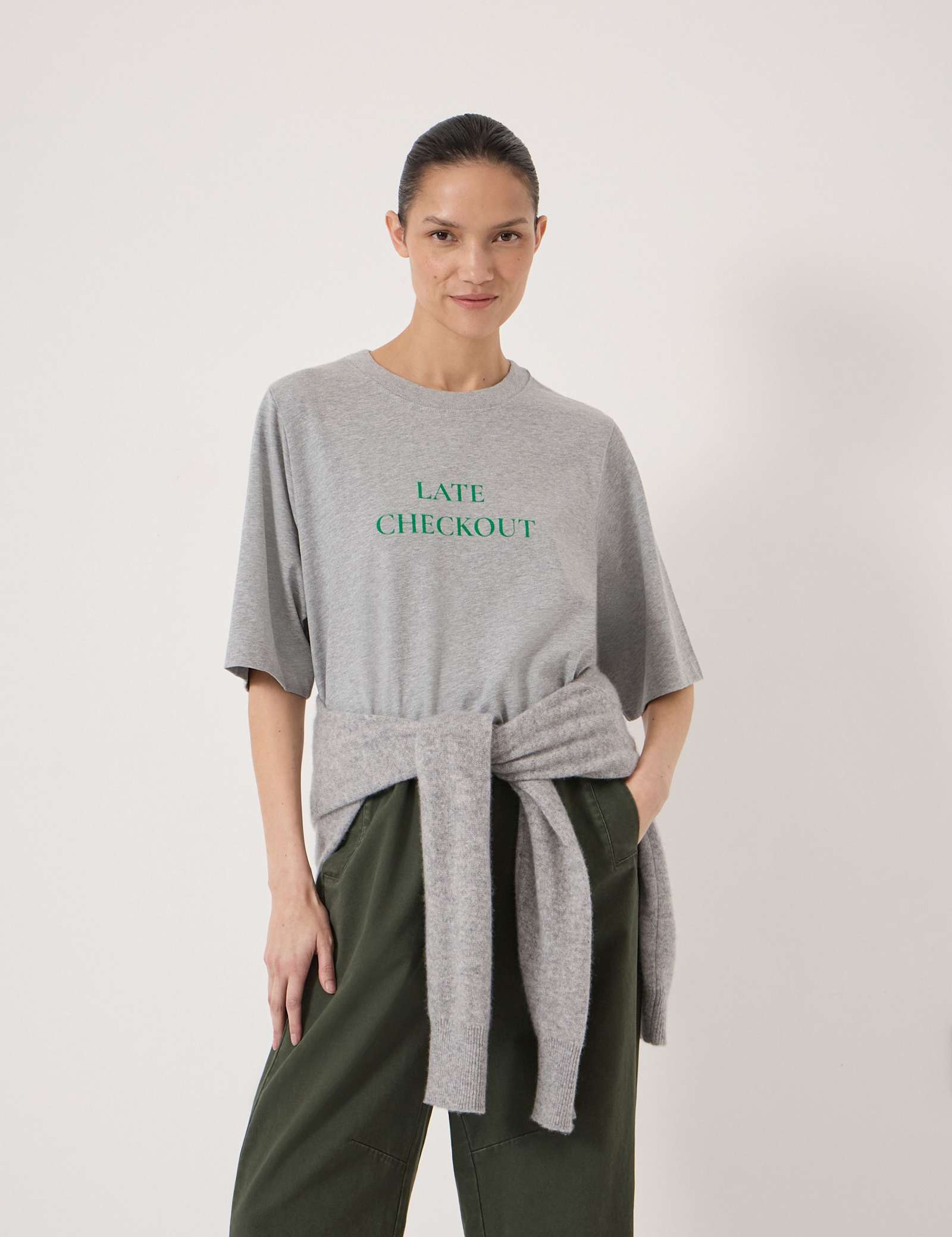 Pure Cotton Late Check Out T-Shirt - image 2