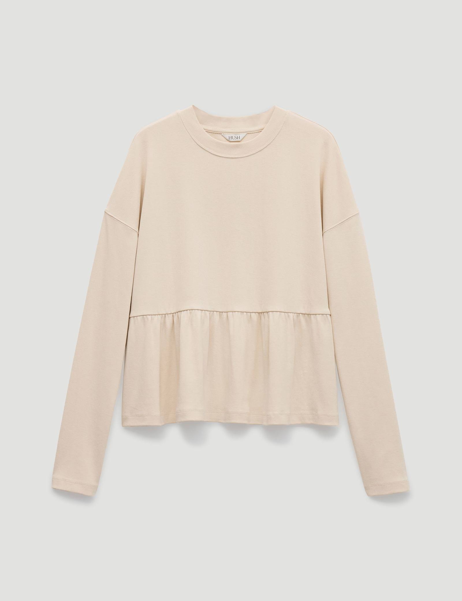 Pure Cotton Peplum Top - image 1