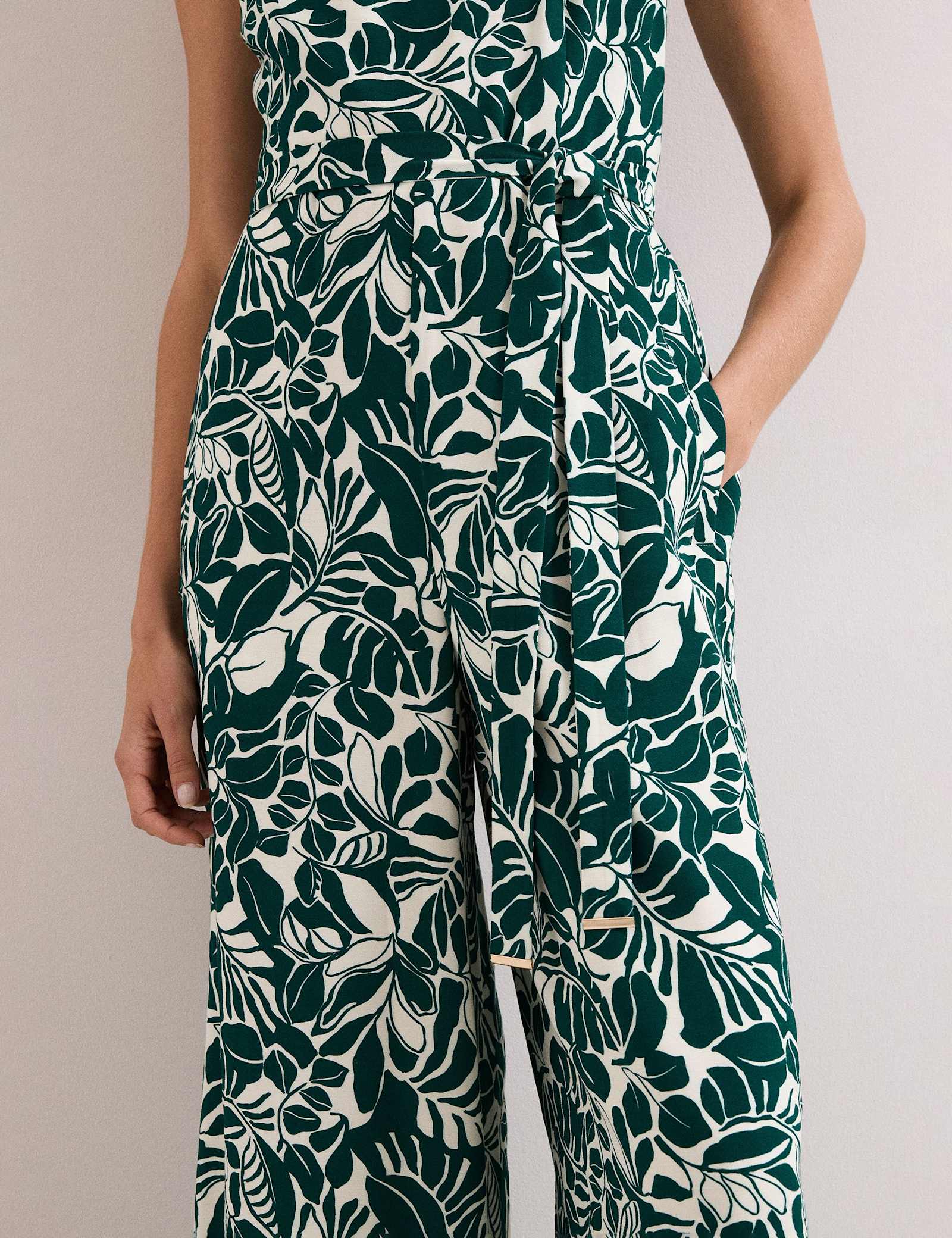 Floral Sleeveless Jumpsuit - image 3