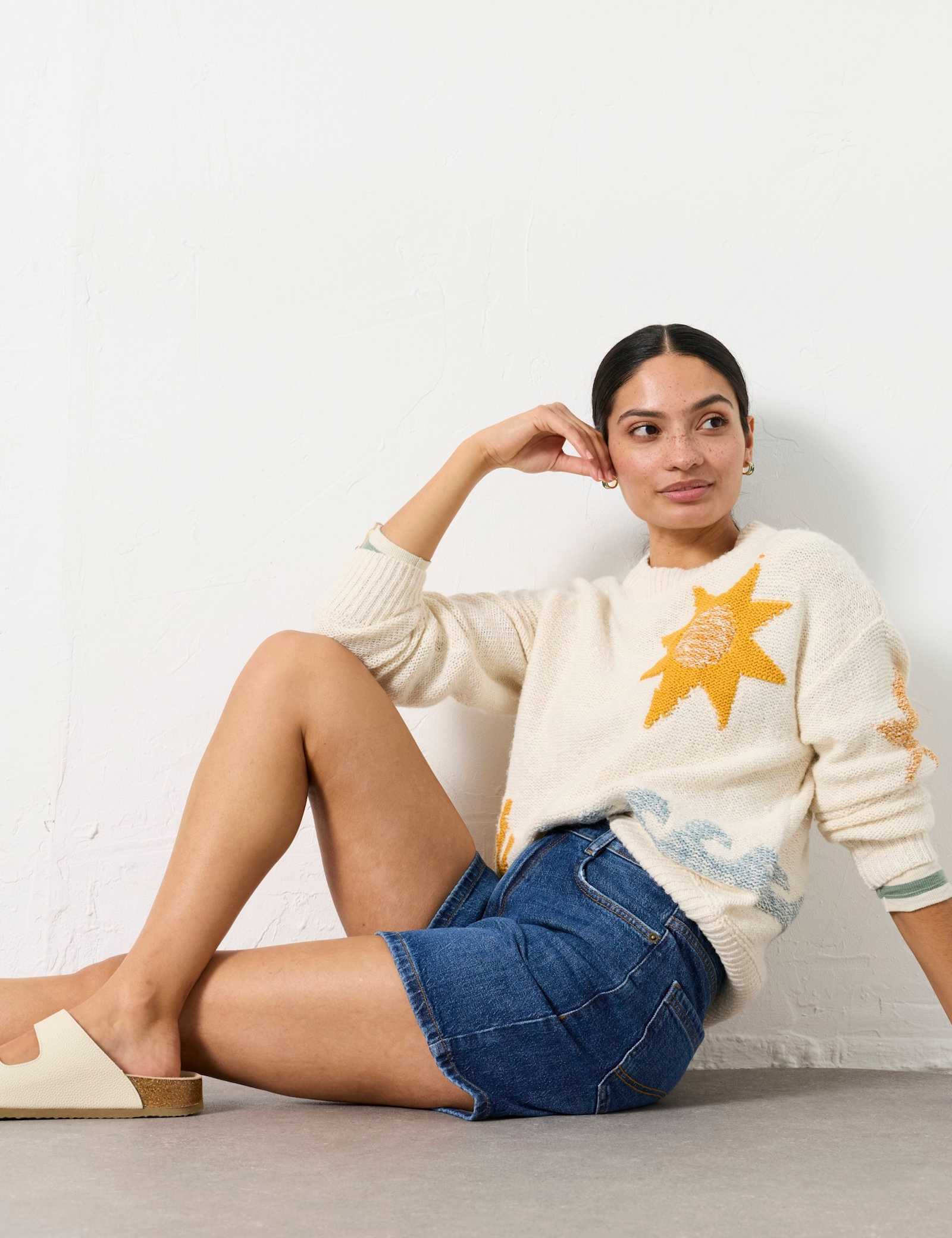 Cotton Rich Denim Shorts - image 4