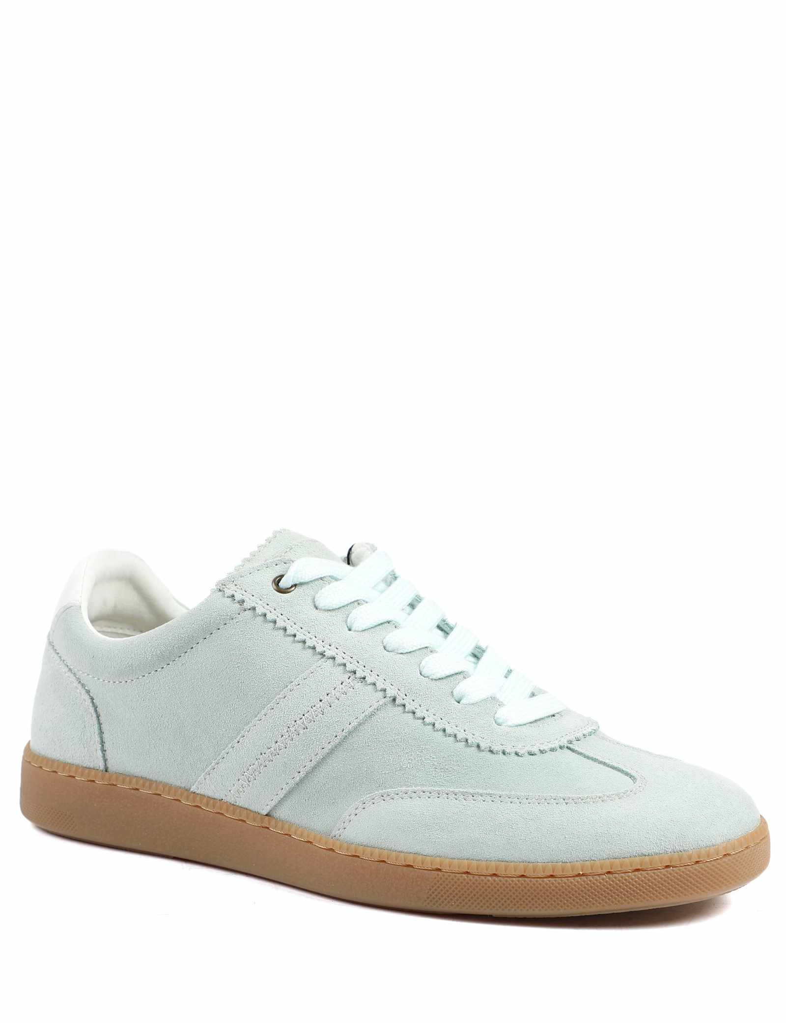 Suede Lace Up Trainers - image 5