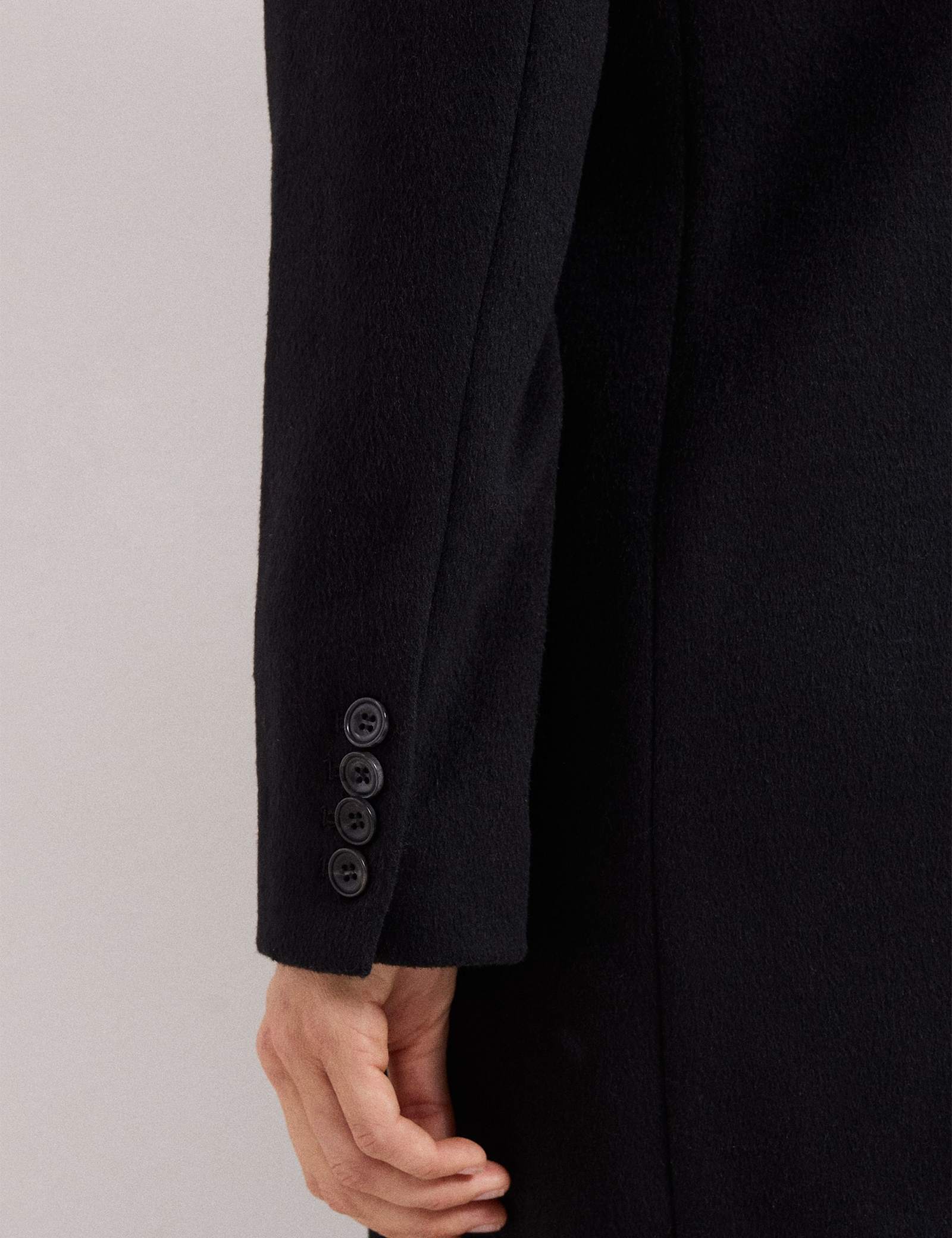 Wool Rich Collared Longline Coat - image 4