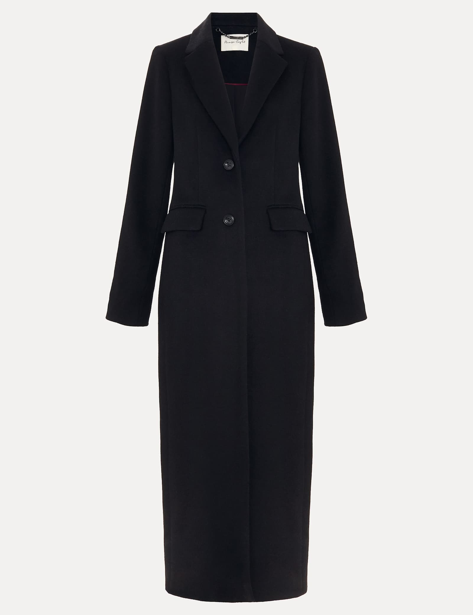 Wool Rich Collared Longline Coat - image 1