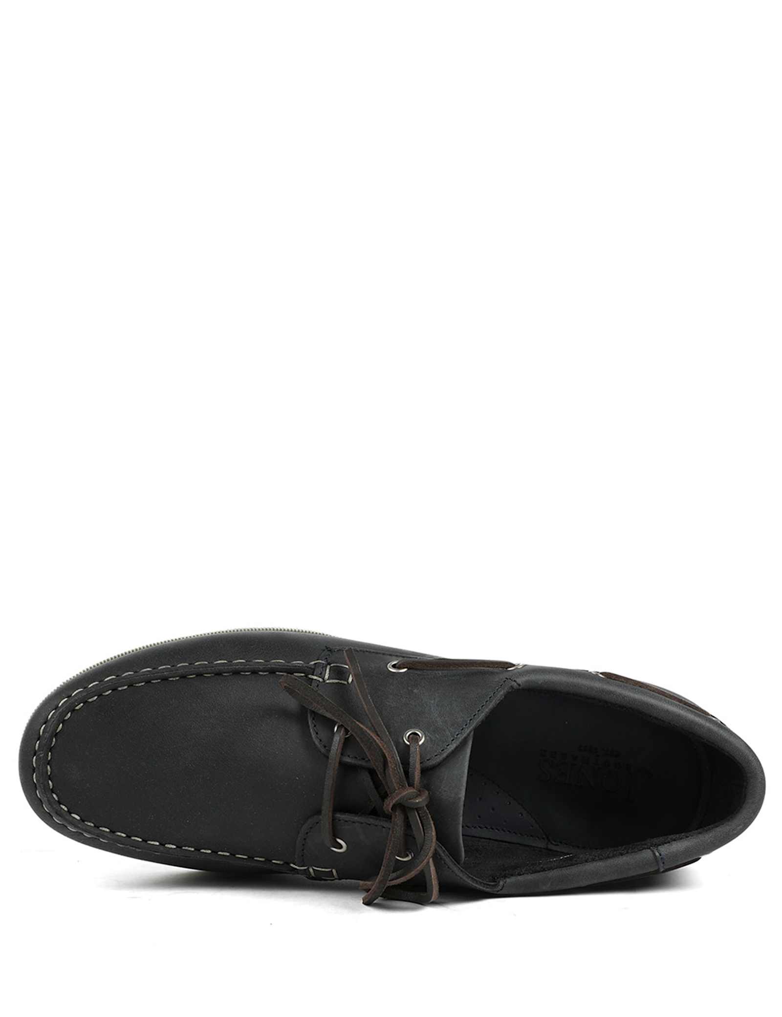 Wide Fit Leather Lace Up Boat Shoes - image 3